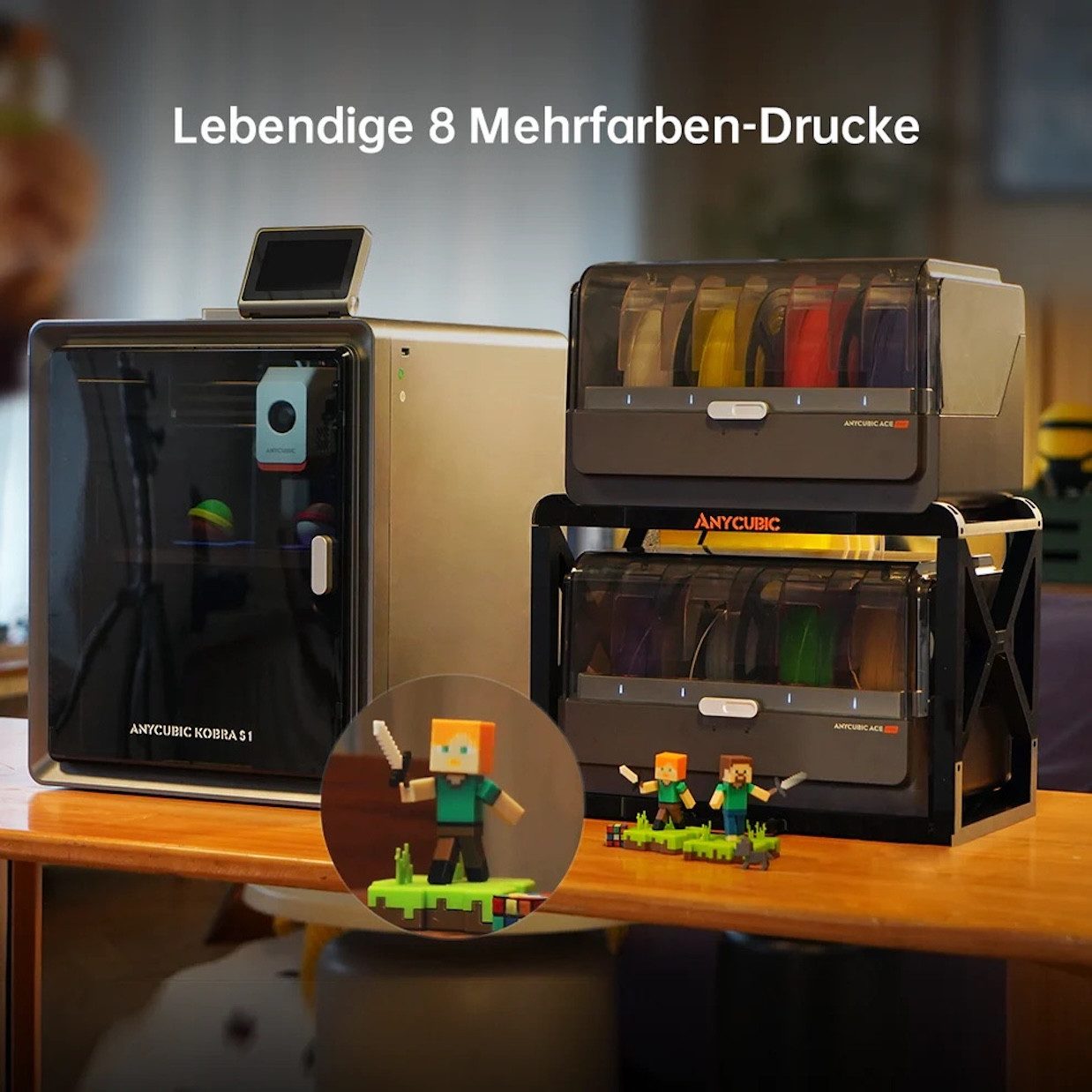 ANYCUBIC 3D-Drucker Anycubic Kobra S1 3D Drucker mehrfarbig – Bild 3 von 5