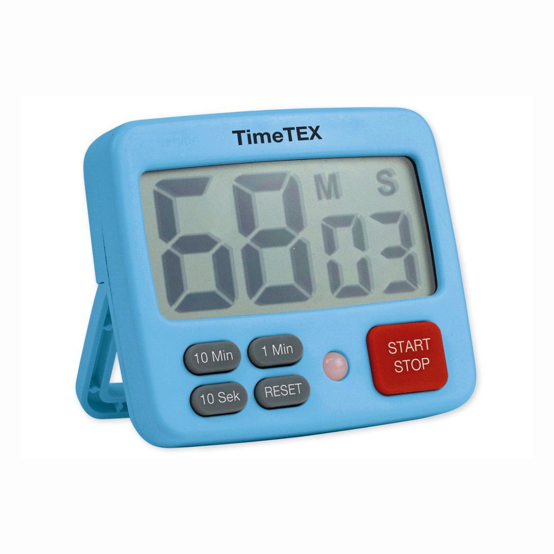 TimeTEX Eieruhr Zeitdauer-Uhr "Digital 3+X", 3 Fixzeiten