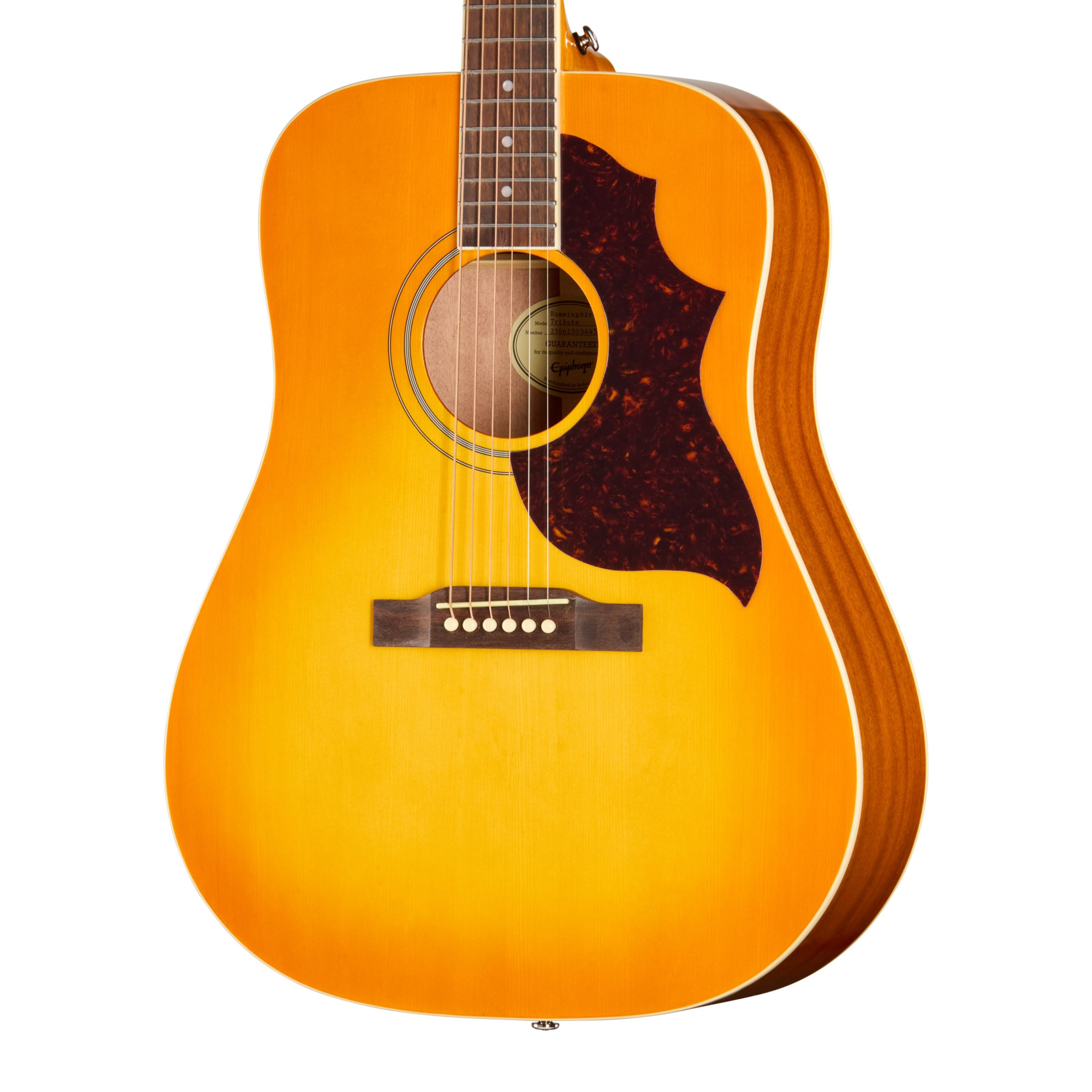 Epiphone Westerngitarre, Westerngitarren, Dreadnought Gitarren, Hummingbird Tribute Heritage Cherry Sunburst - Westerngitarre