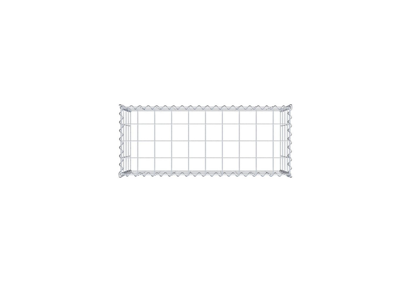 Thumbnail - Gabiona Gabionenzaun Anbaugabione Typ 3 100 cm x 40 cm x 40 cm (L x H x T), Maschenweite, (Anbaugabione Typ 3 100 cm x 4...