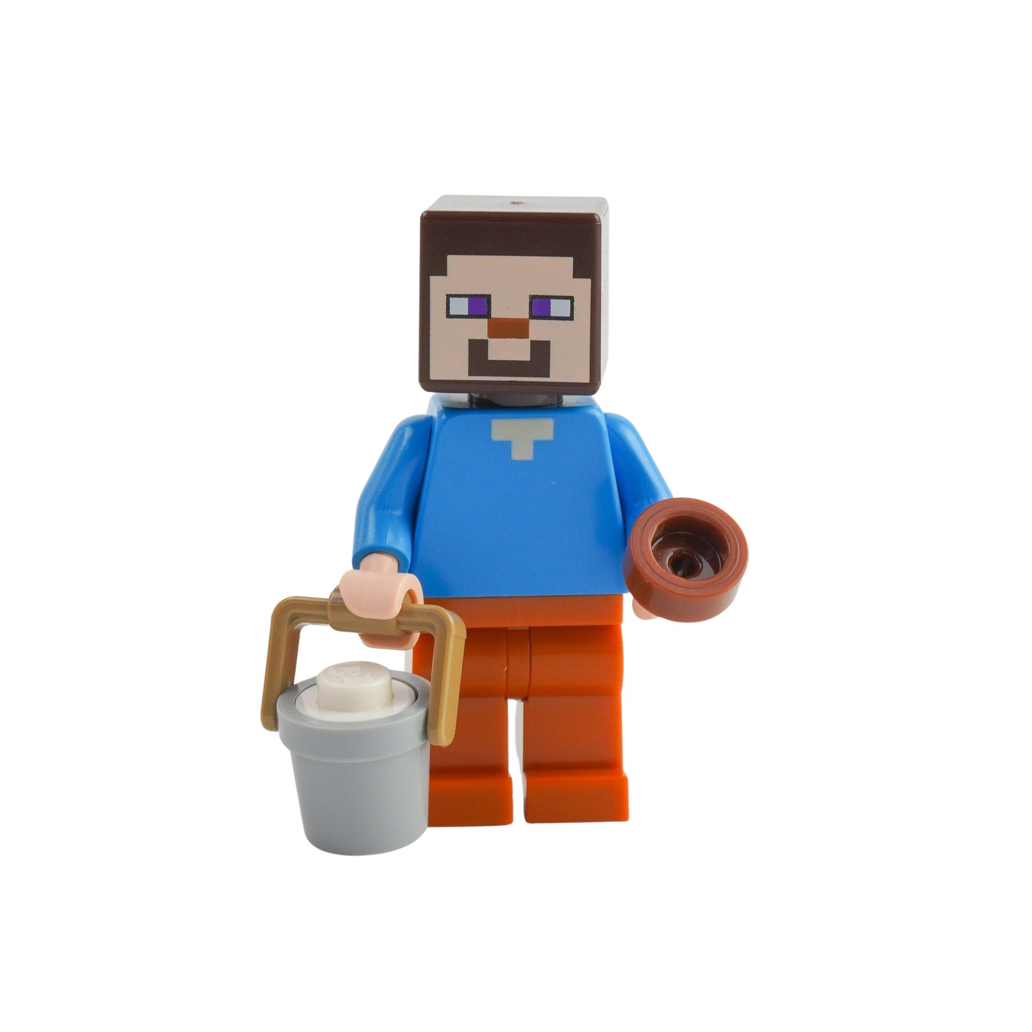 LEGO® LEGO® Minecraft Mini-Set Steve mit Mooshroom Cow Minifigur - Menge 1x günstig online kaufen
