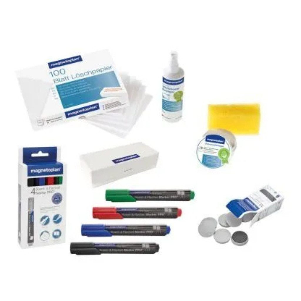 magnetoplan® Moderationskoffer magnetoplan Moderationszubehör 117 Teile, Aus hochwertigem Kunststoff