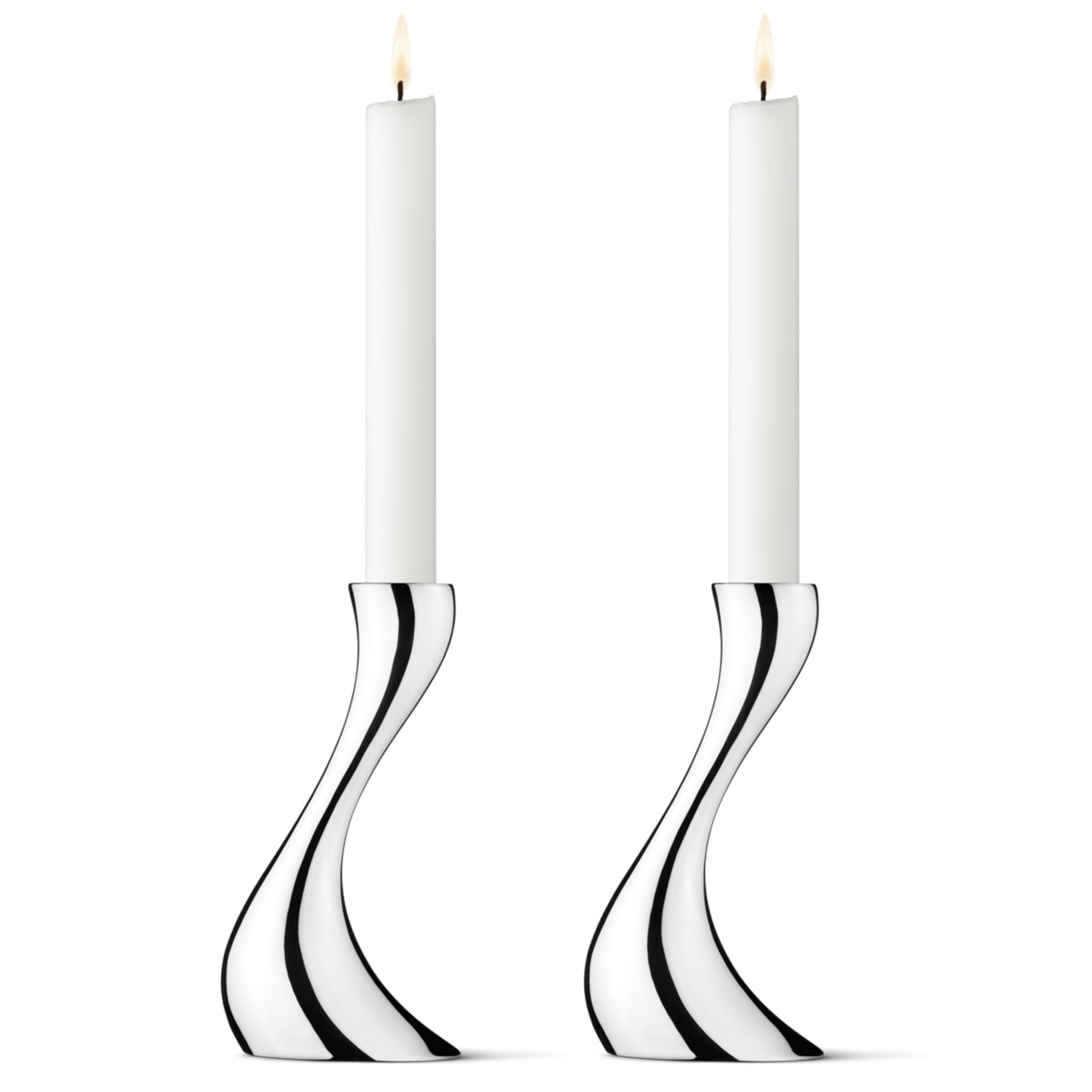 Georg Jensen Kerzenhalter Georg Jensen Cobra Kerzenhalter, 2er Set