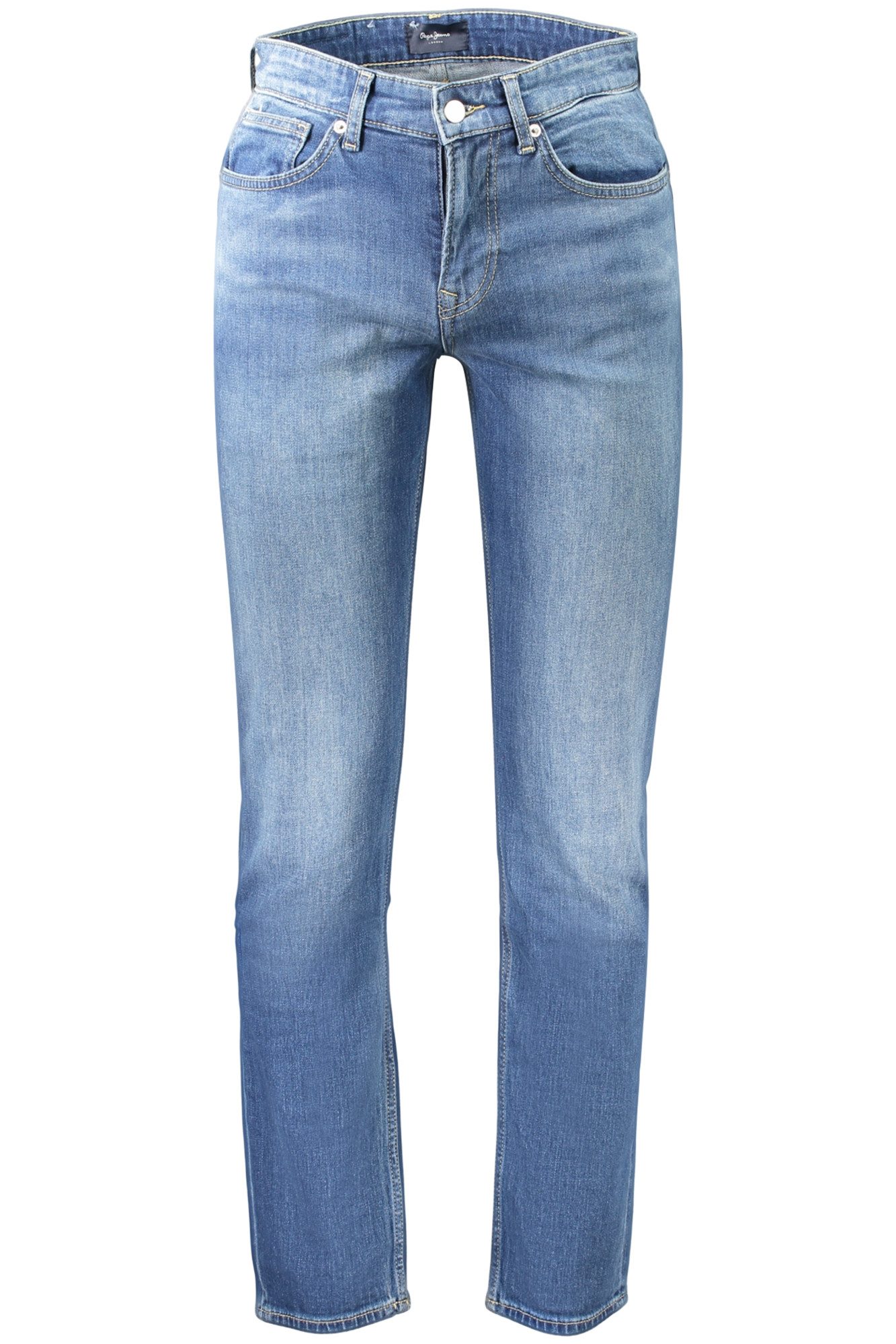 Pepe Jeans 5-Pocket-Jeans Herren Slim Fit Jeans Blau mit Waschungseffekt und 5 Taschen