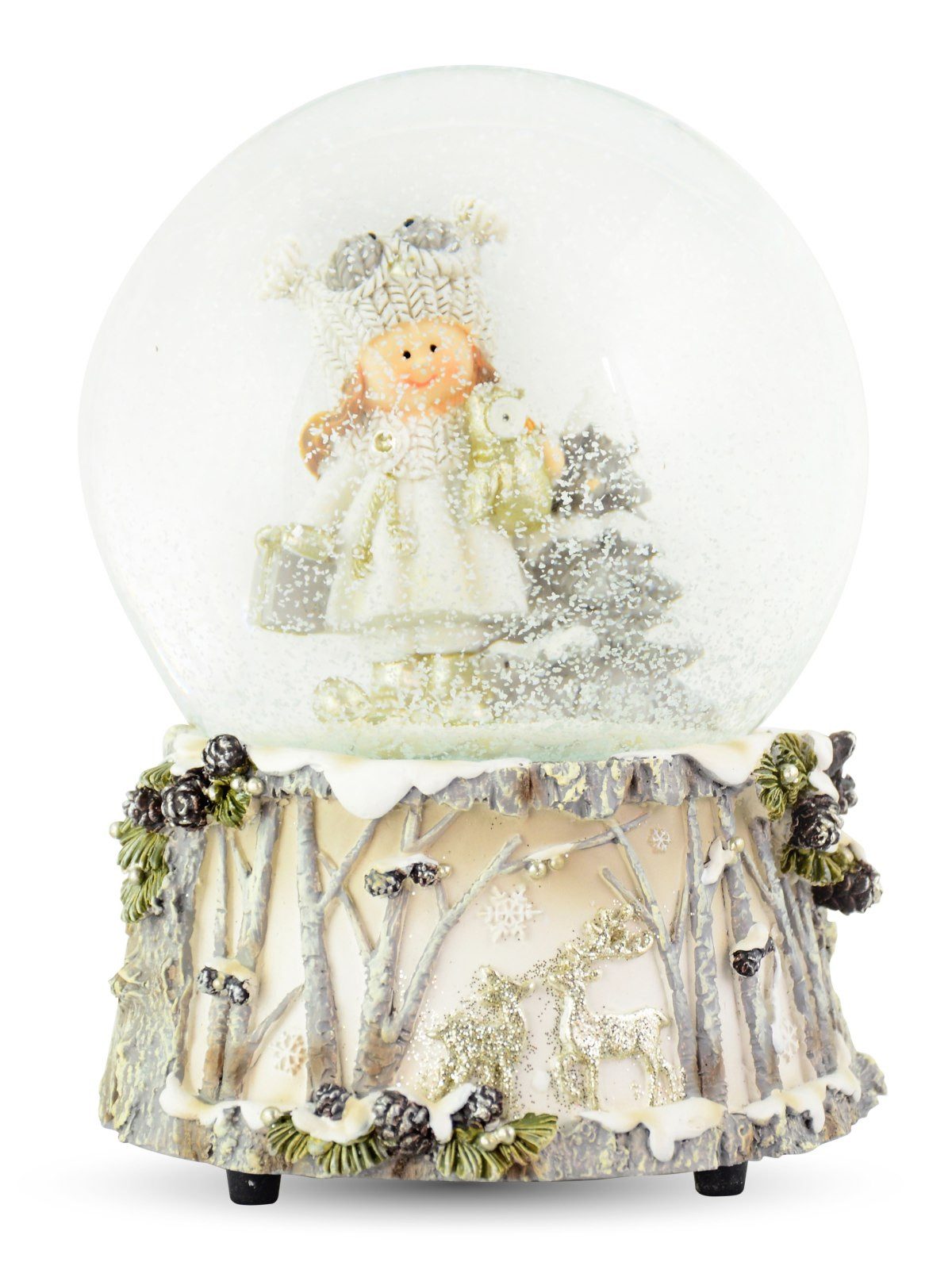RIFFELMACHER & WEINBERGER Schneekugel Riffelmacher Spieluhr Schneekugel Engel Lucia, We