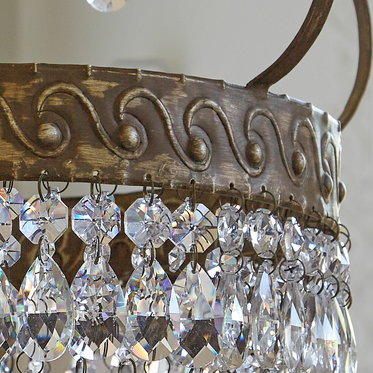 Mirabeau Kronleuchter Kronleuchter Margelieu antikmessing/klar