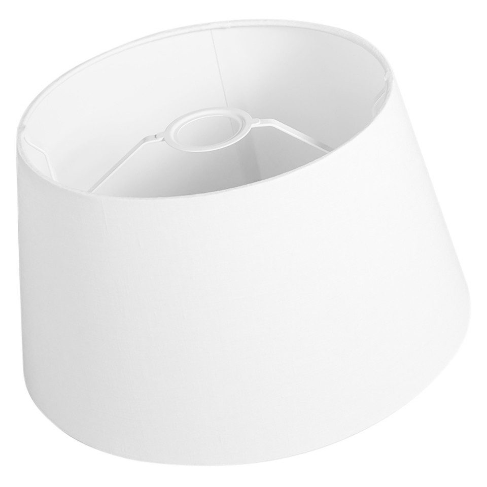 Qazqa Lampenschirm Rond schuin linnen günstig online kaufen