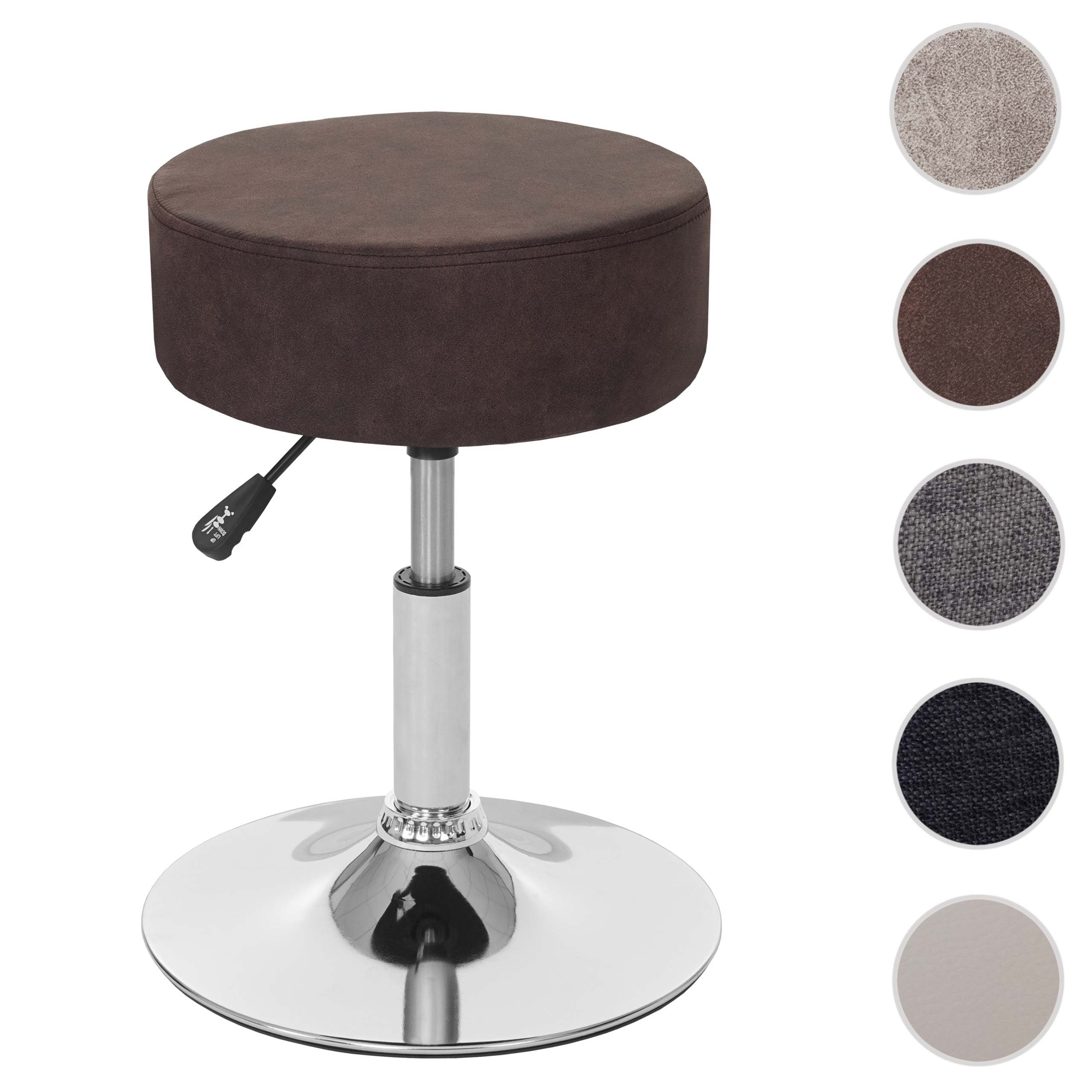 MCW Hocker C22 Wildlederimitat Vintage Grau günstig online kaufen