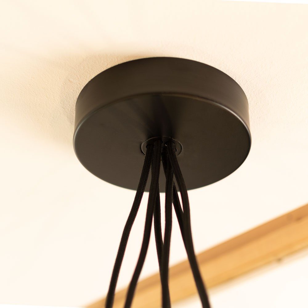 s.luce Lampen-Verteiler Modular 6er-Baldachin Ø 40cm WeissWeiß