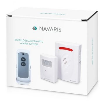 Navaris Bewegungsmelder Bewegungsmelder Alarmsystem, kabellos, mit Fernbedienung, (1-St)