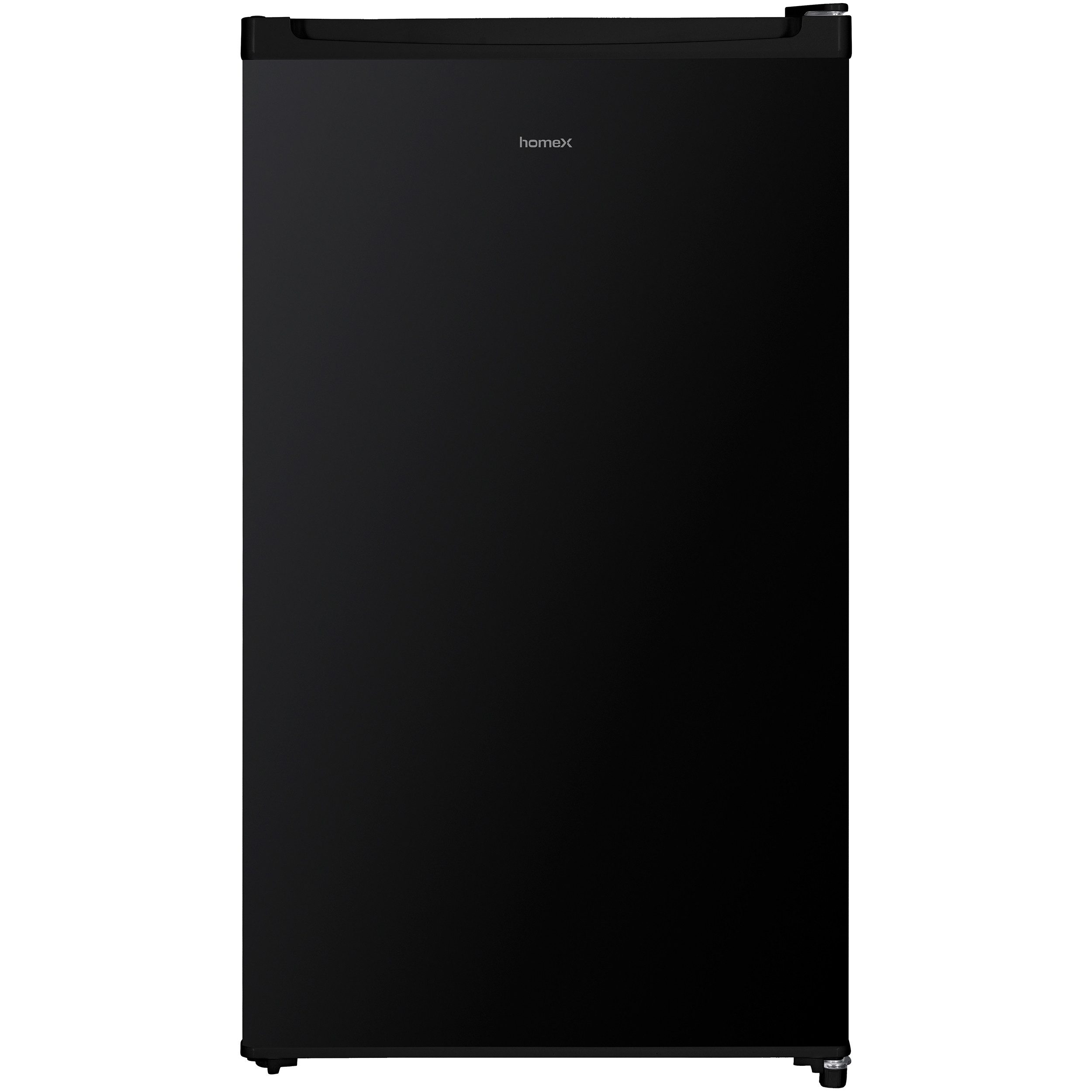 homeX Kühlschrank CS0881-B, 85 cm hoch, 47.5 cm breit, 90 Liter, Vollraumkühlschrank ohne Gefrierfach, klein, freistehend