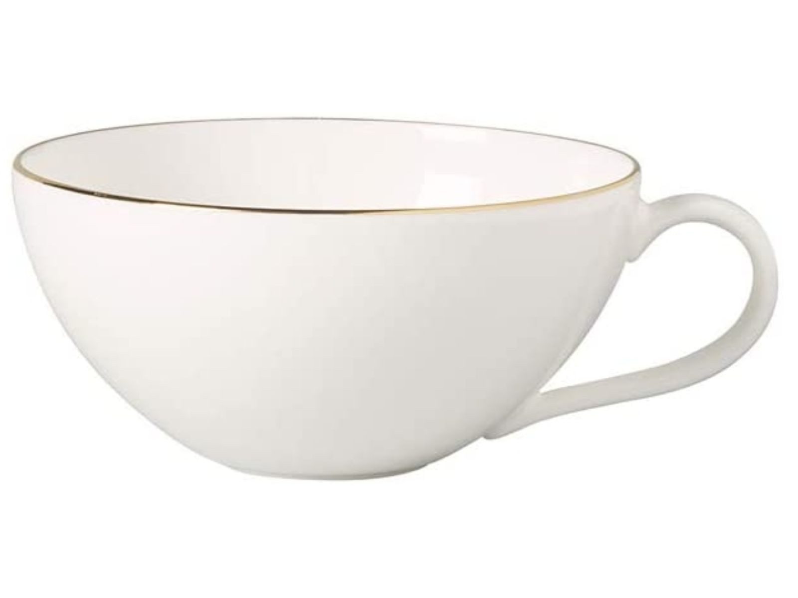 Villeroy & Boch Tasse Signature Anmut Gold Teeobertasse 0,2 l, Premium Bone Porcelain, Anmut Gold Teeobertasse