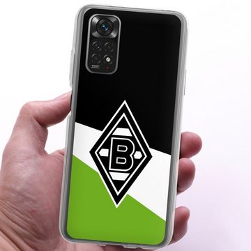 DeinDesign Handyhülle Borussia Mönchengladbach Gladbach Offizielles Lizenzprodukt, Xiaomi Redmi Note 11 4G Silikon Hülle Bumper Case Handy Schutzhülle