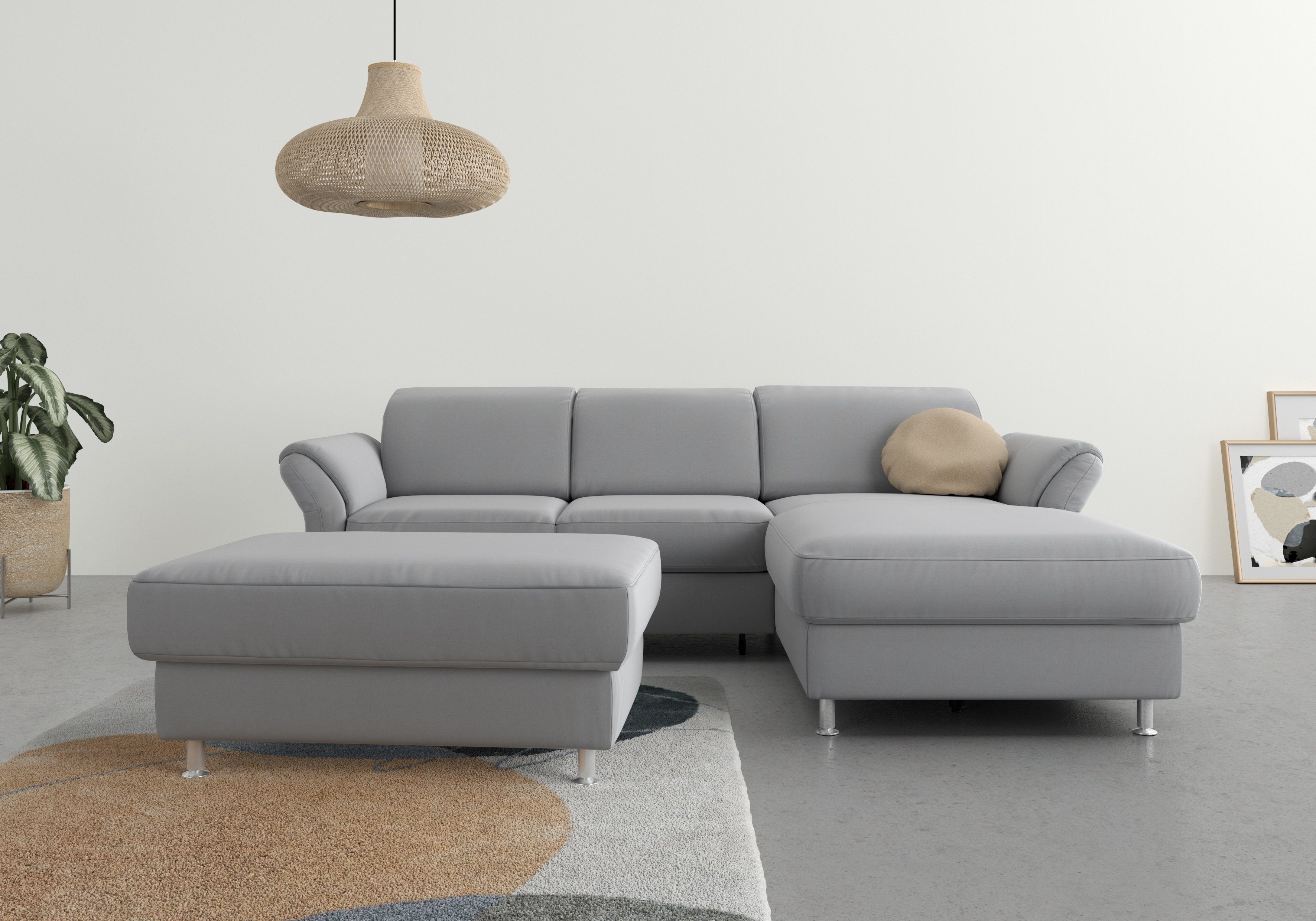 sit&more Ecksofa Apulia L-Form, wahlweise Bettfunktion, günstig online kaufen