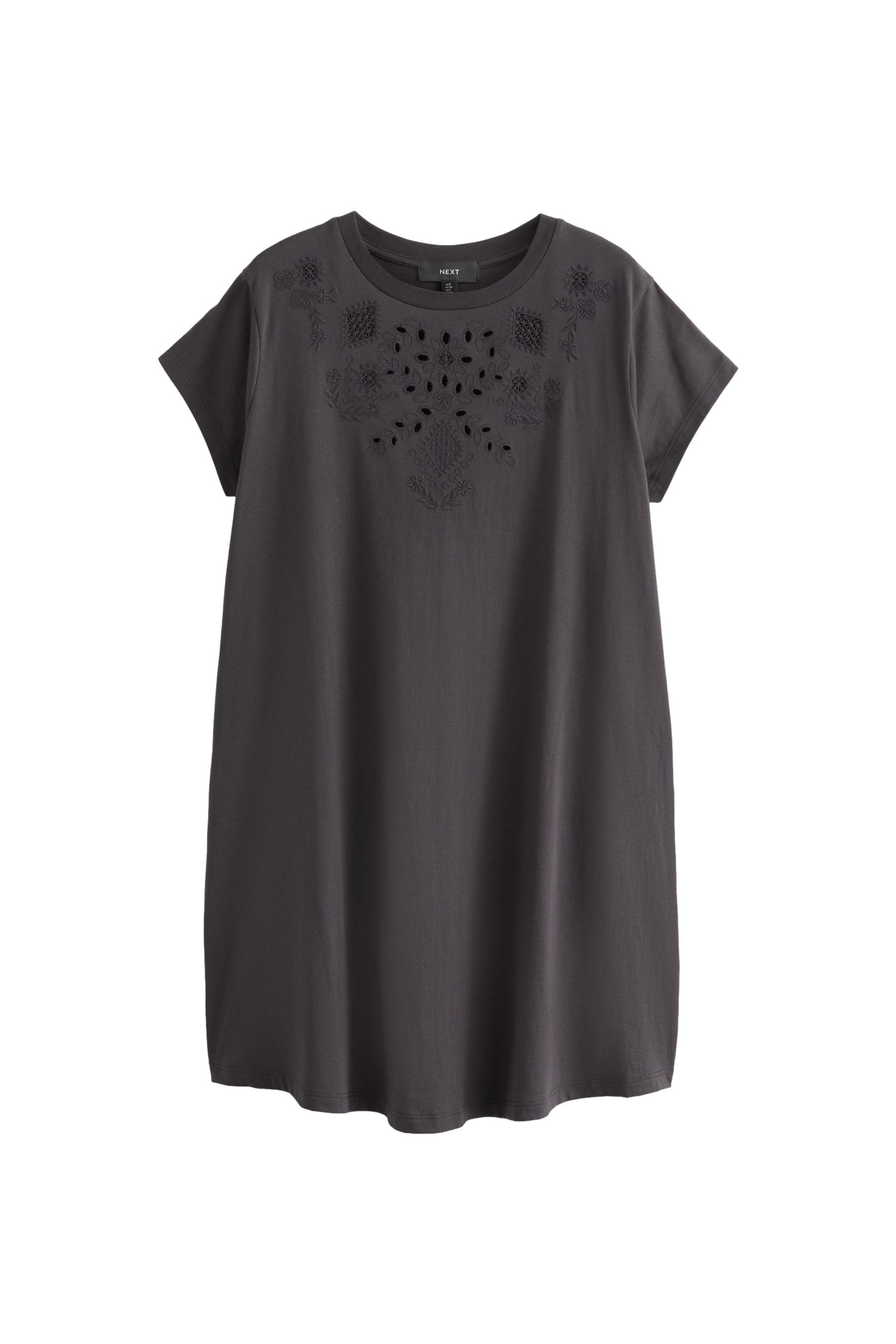 Next Minikleid Besticktes Minikleid aus Jersey, günstig online kaufen