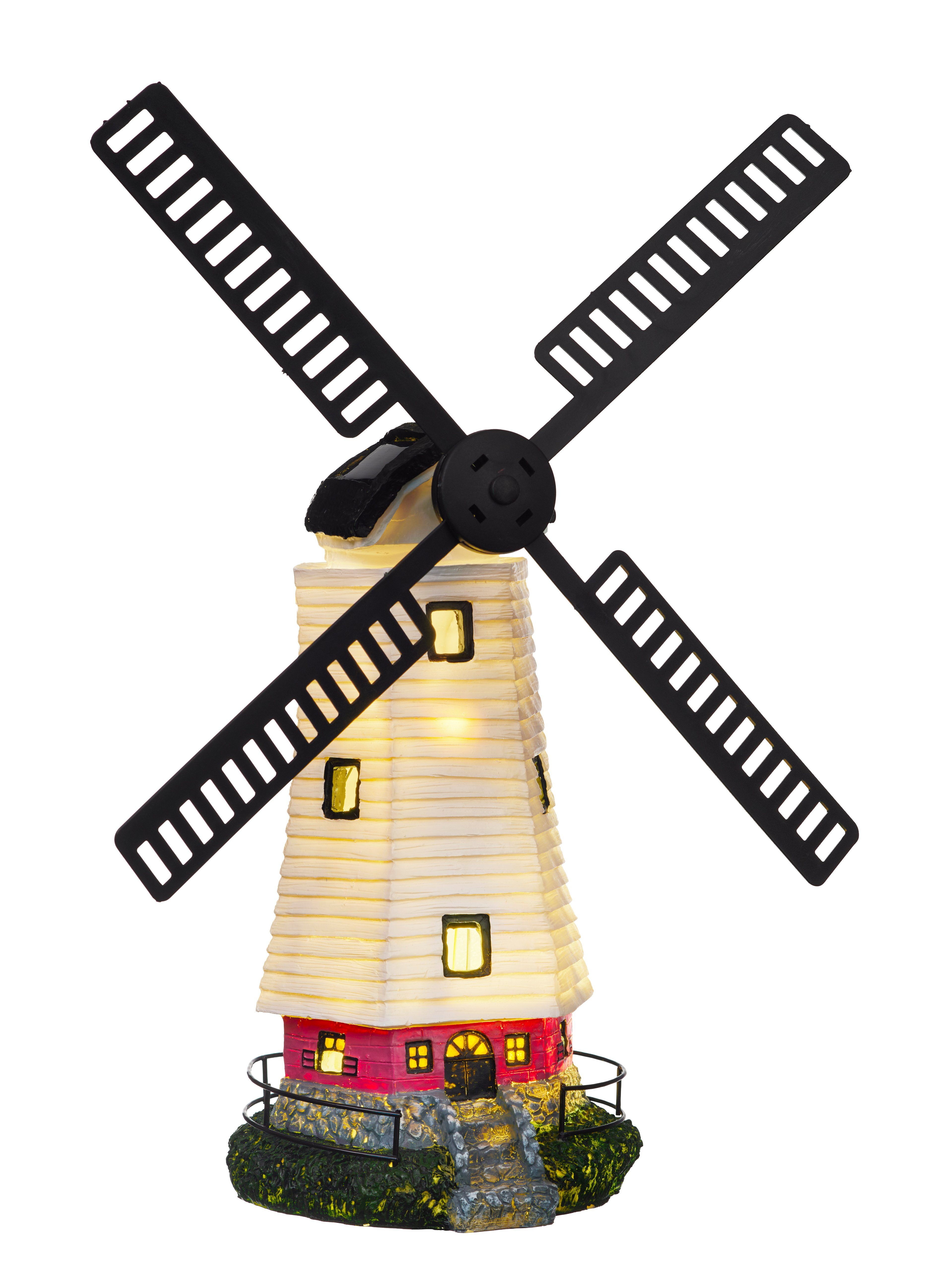 IC Gardenstyle LED Solarleuchte Solar Windmühle günstig online kaufen