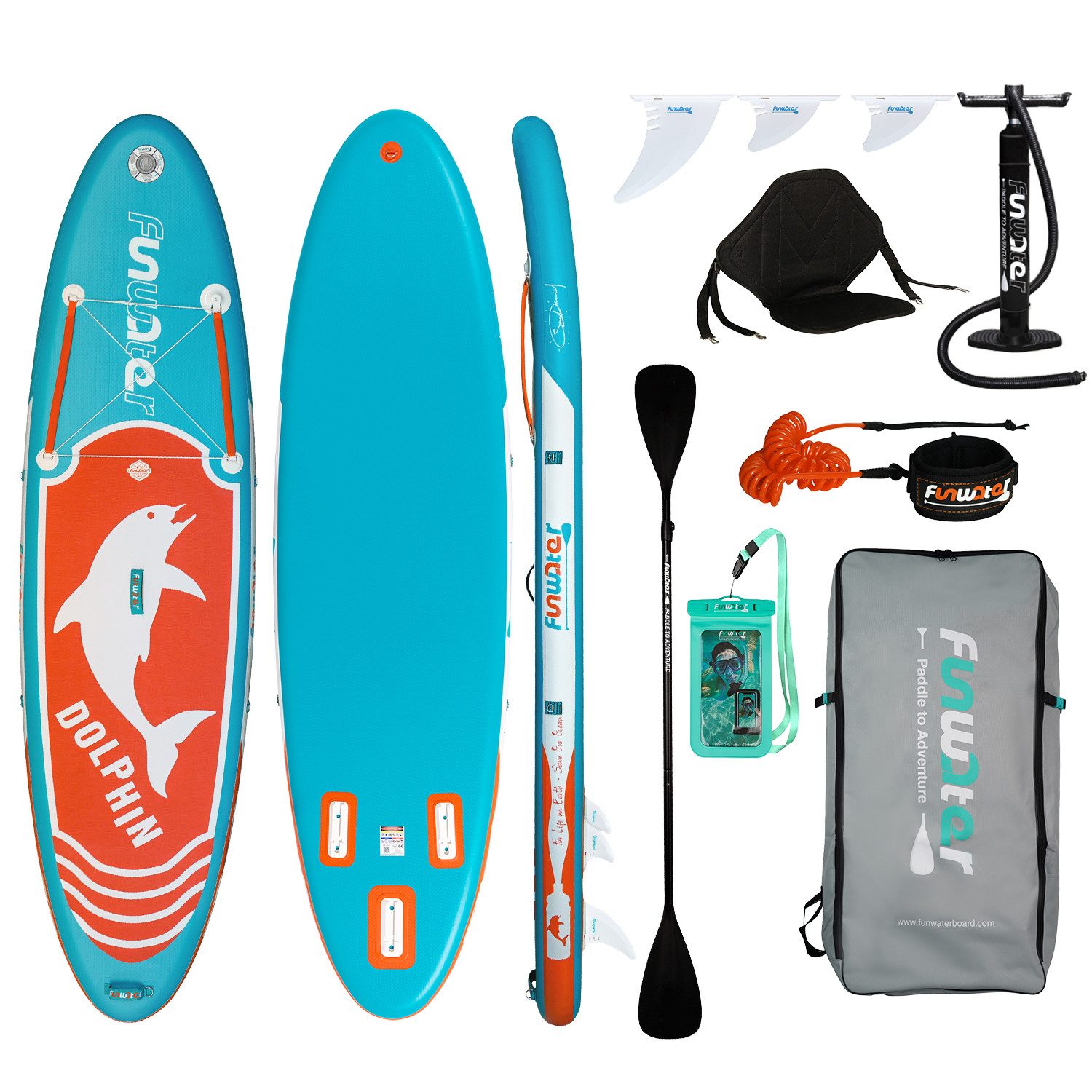 DOTMALL Inflatable SUP-Board Aufblasbares Paddelbrett