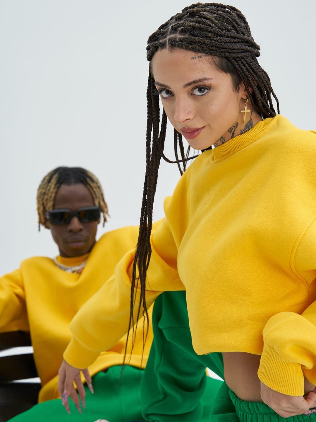 COFI Casuals Longsweatshirt Sweater Basic Cotton Unisex Sweatshirt Pullover günstig online kaufen