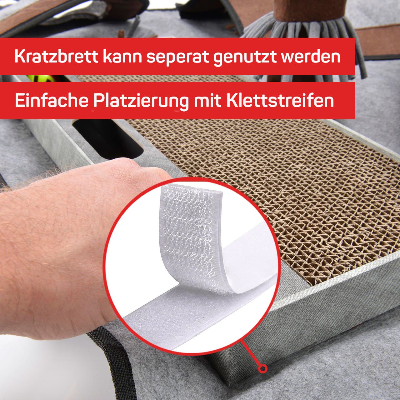 Canadian Cat Company Tier-Intelligenzspielzeug Katzenspielteppich ActivityTeppich, CALVIN, Intelligenzspielzeug für Katzen, Spielteppich, Spielmatte