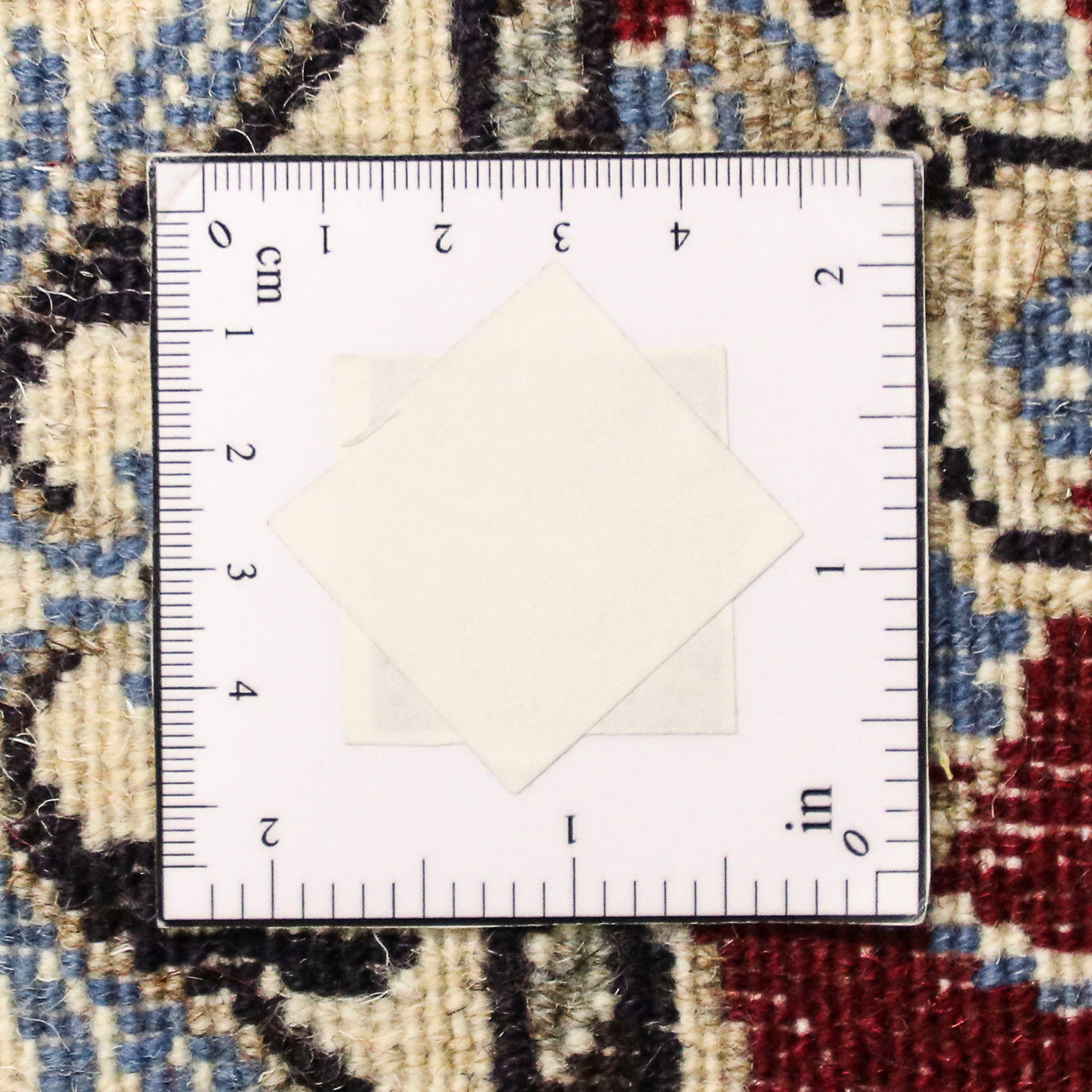 Orientteppich Perser Nain 12 mm, Wohnzimmer, rechteckig, - Handgeknüpft, 286 - mit Höhe: Zertifikat morgenland, cm - 78 x dunkelrot, Einzelstück