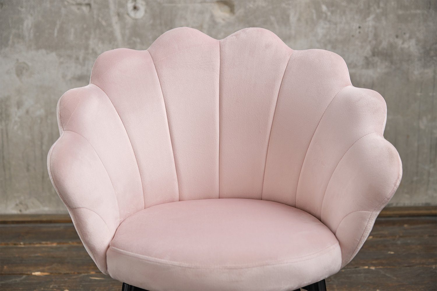 gold od. schwarz Stuhl versch. Velvet, Fuß CARLA, | Farben, schwarz KAWOLA rosa Esszimmerstuhl
