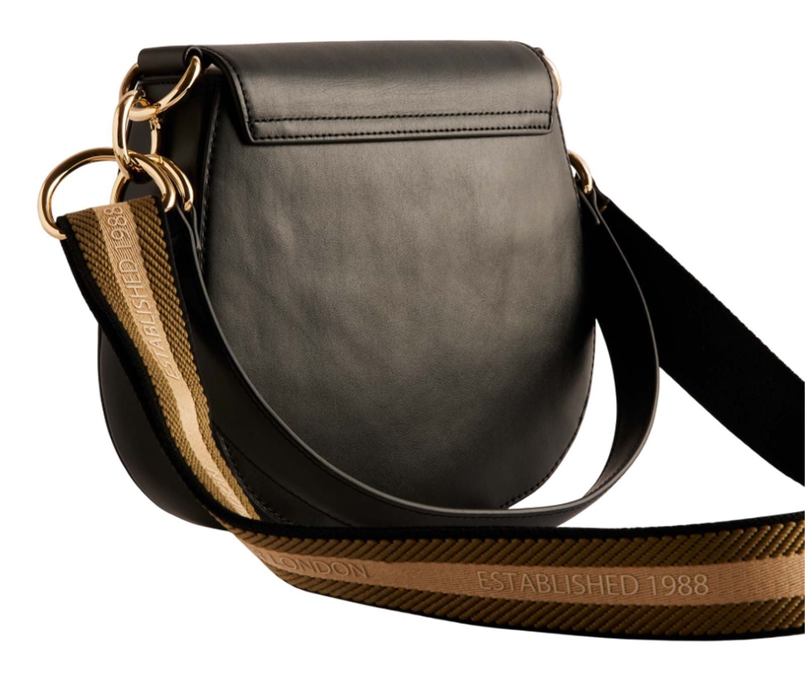 Ted Baker Umhängetasche Darcell Branded Webbing Satchel Cross Body, aus echtem Rindsleder