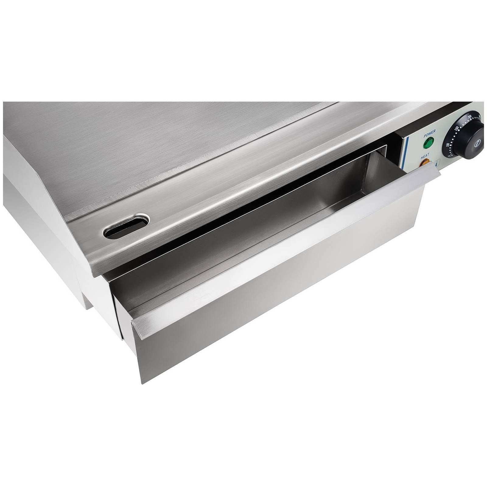 Royal Catering Elektrogrill Elektro Grillplatte 72,5cm Griddleplatte Bratplatte 2 x 2200W Gastro, 4400 W