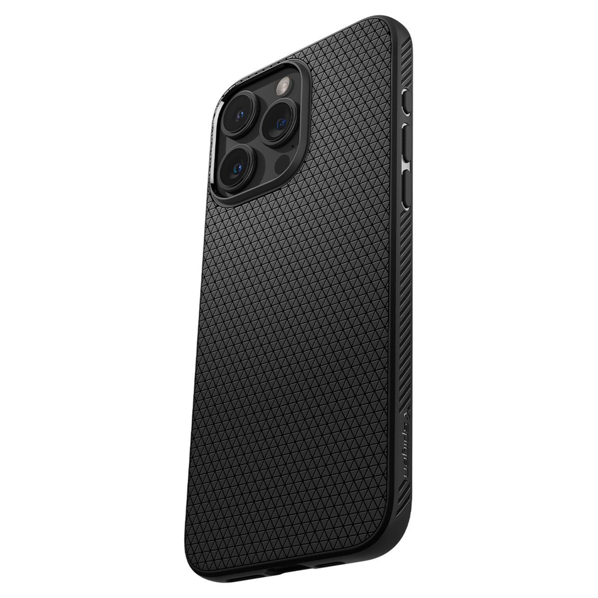 Spigen Backcover Spigen Liquid Air™ Backcover Apple iPhone 15 Pro - Matte Black