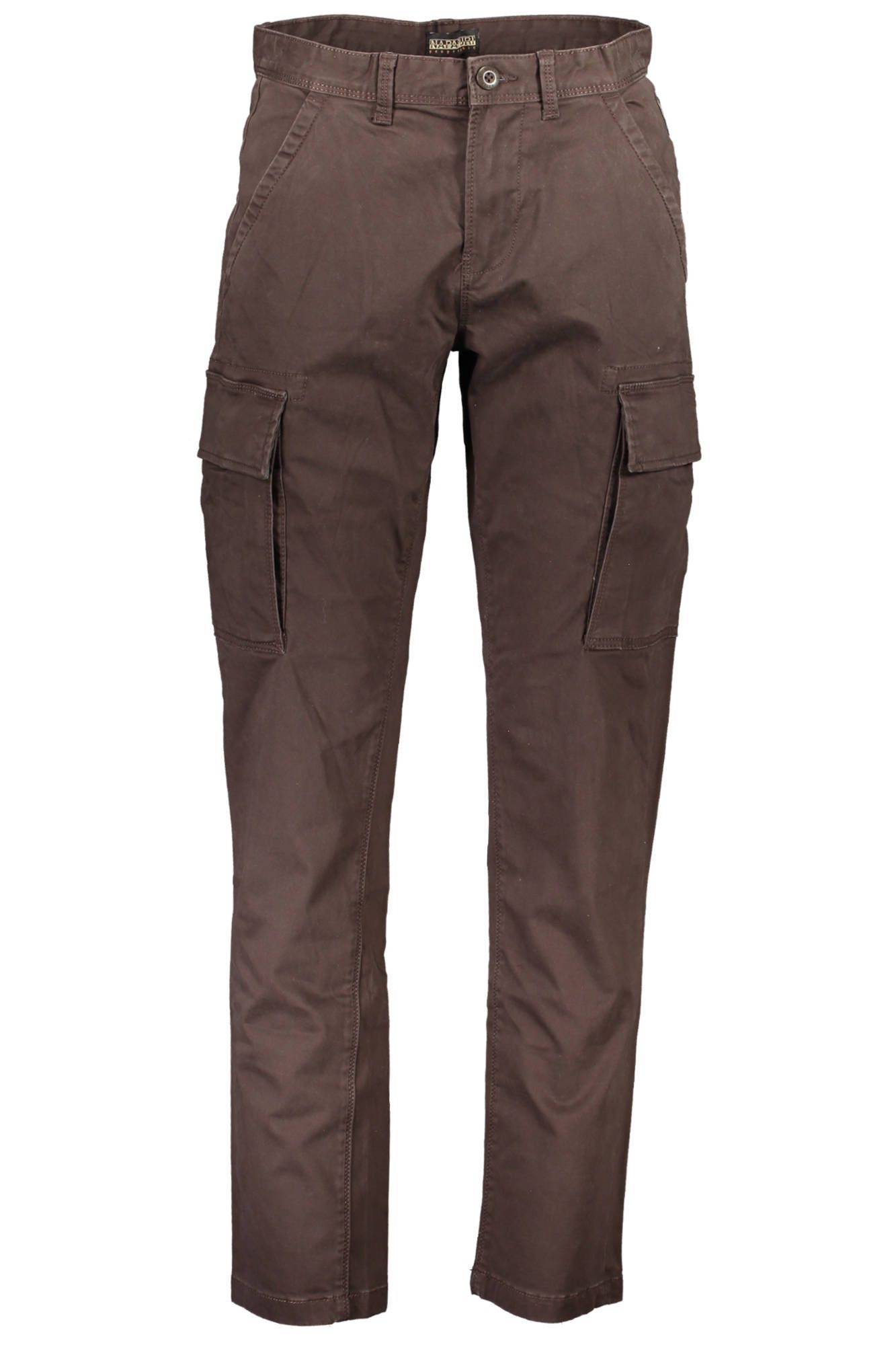 Napapijri 5-Pocket-Hose Stylische braune Herrenhose mit 4 Taschen, Knopf & Reißverschluss