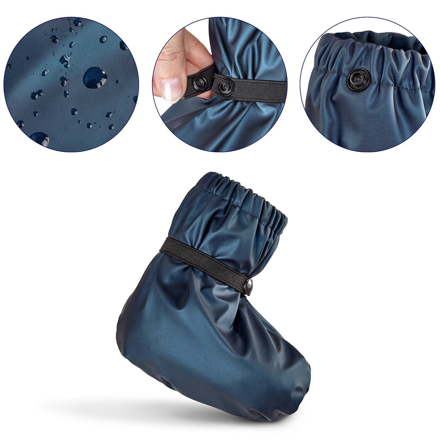 Talinu Kinderanzug Regenfüßlinge Regenschuhe Überziehschuhe 2er Kinder Regenschuh bis 22