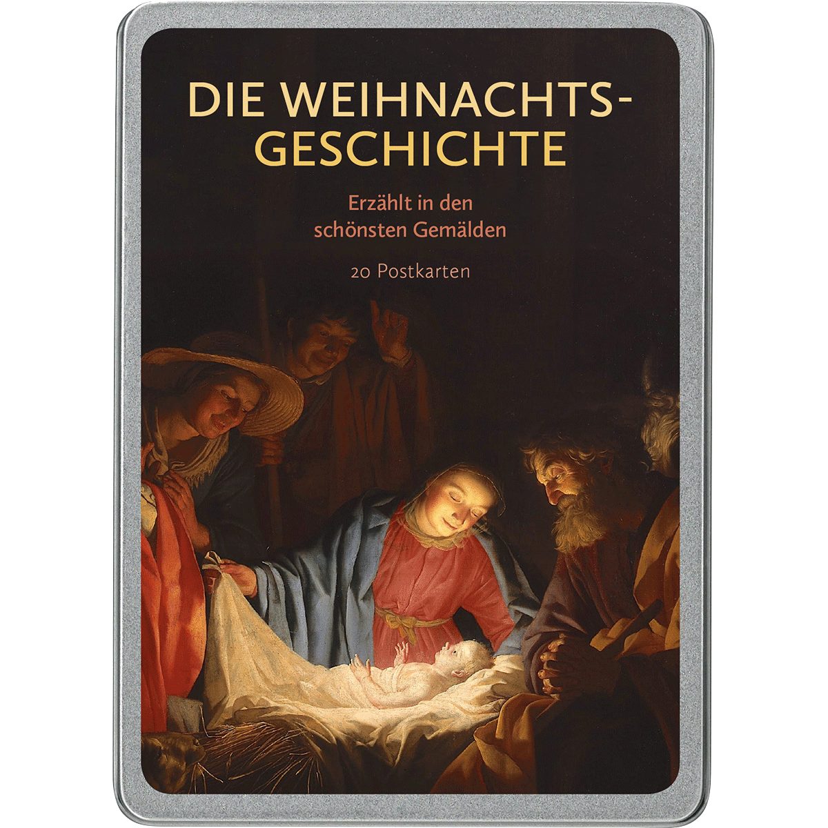Postkarte Die Weihnachtsgeschichte: Erzählt in den schönsten Gemälden