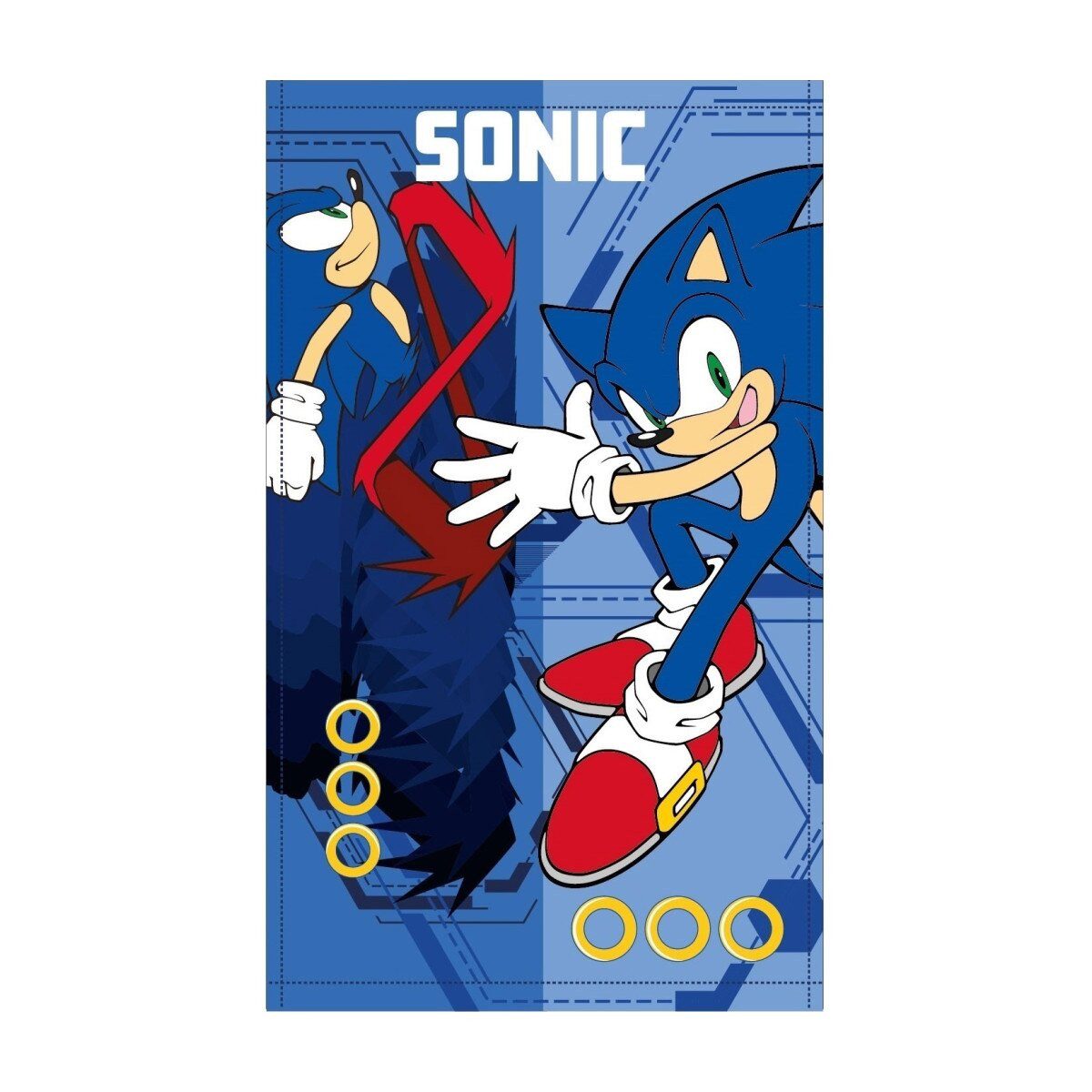 Sonic Badetücher Sonic the Hedgehog Handtuchset günstig online kaufen