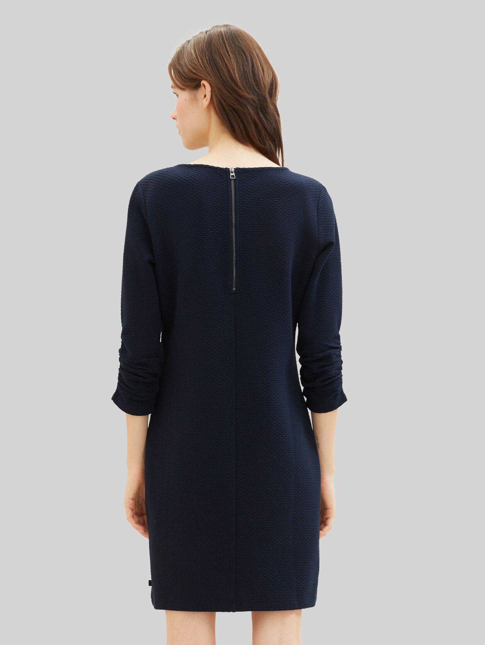 TOM TAILOR Denim Sommerkleid Kleider & Jumpsuits Mini-Kleid mit 3/4 Arm