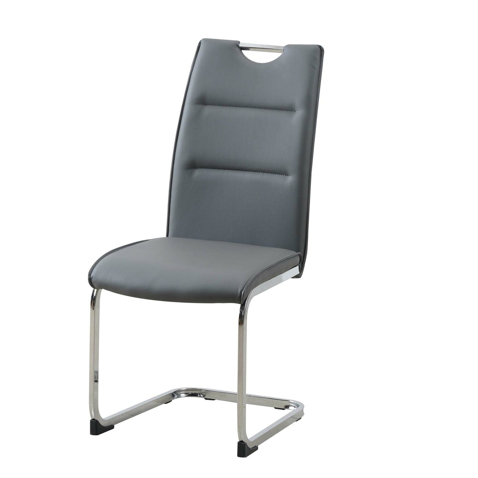 HTI-Line Freischwinger Schwingstuhl 4er Set PU günstig online kaufen