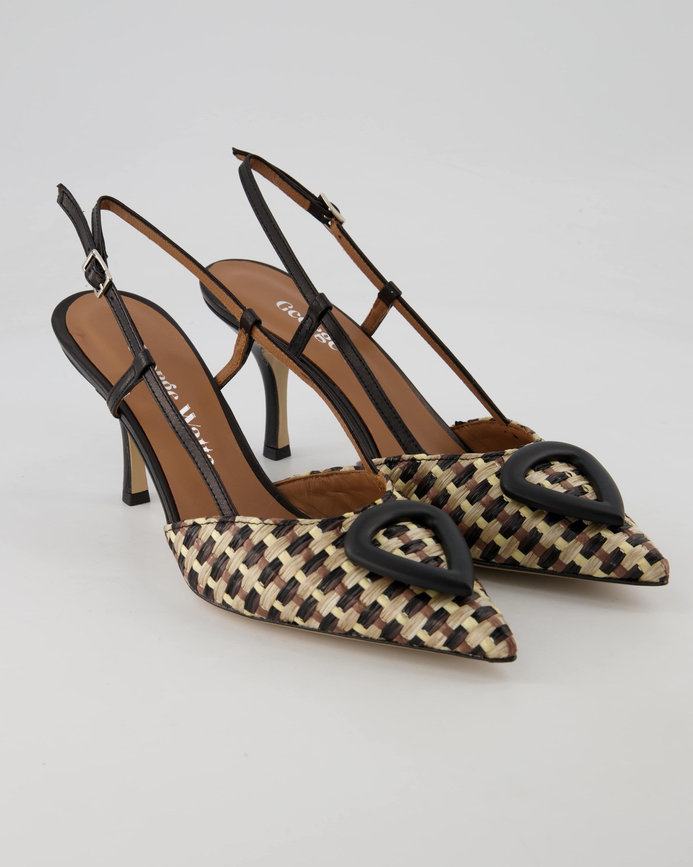 George Watts G8518 Slingpumps Obermaterial: Leder günstig online kaufen