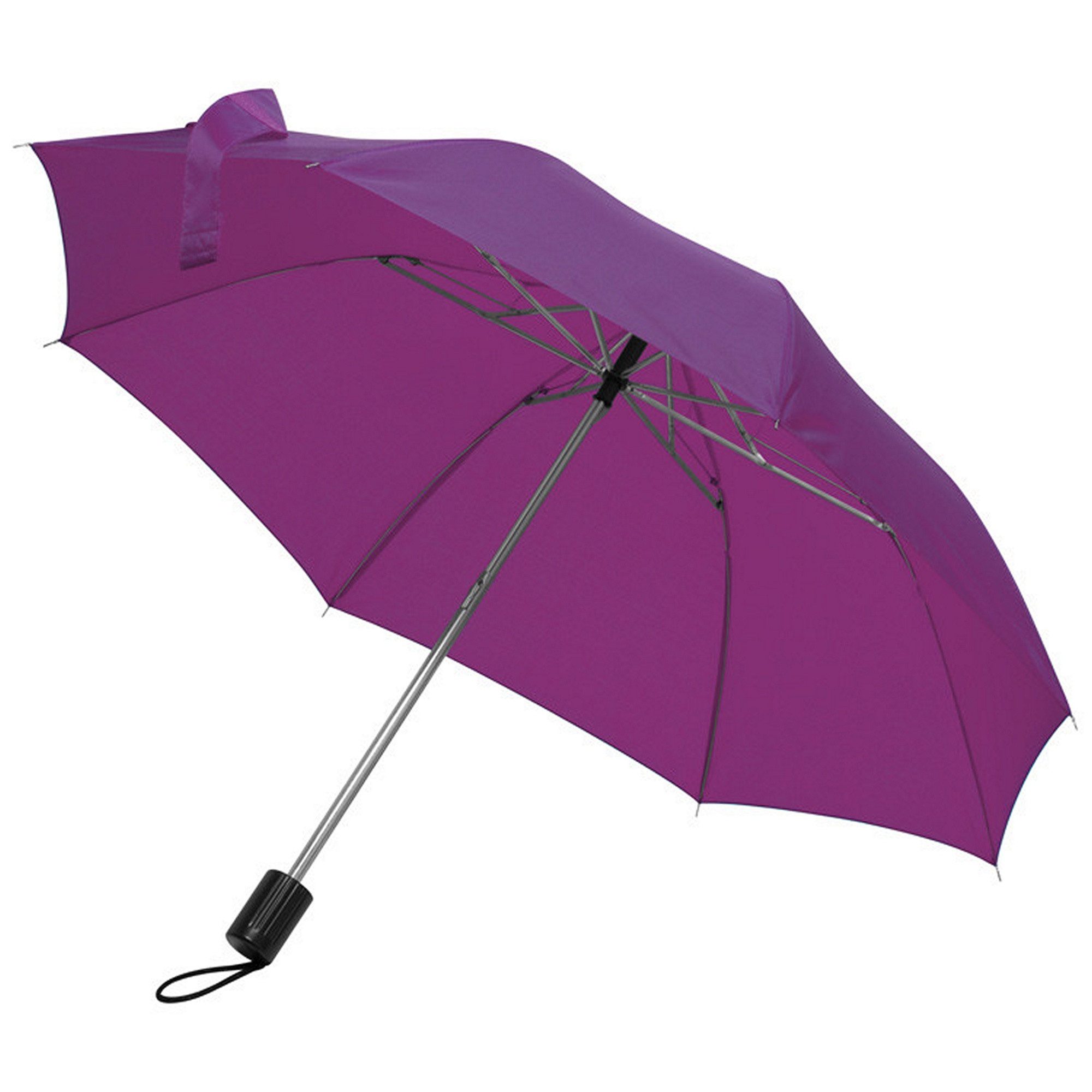 Macma Taschenregenschirm Taschen-Regenschirm / mit Schutzhülle / Farbe: lila