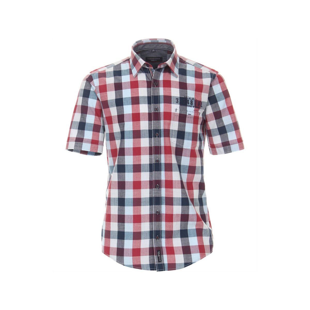 CASAMODA Kurzarmhemd rot (1-tlg., keine Angabe) | Freizeithemden