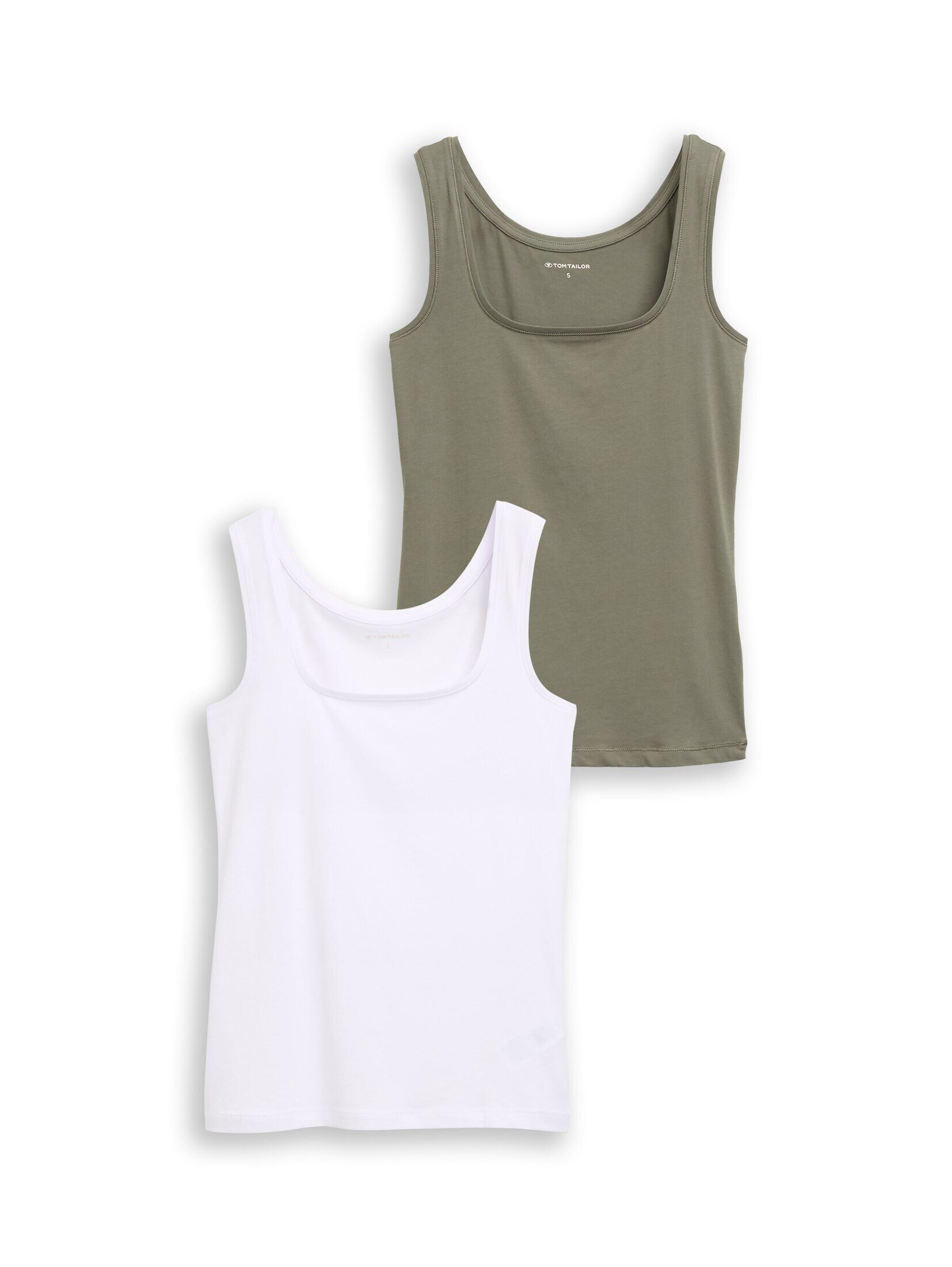 TOM TAILOR Trägertop T-Shirt (im Doppelpack) Basic Top im 2er-Pack günstig online kaufen
