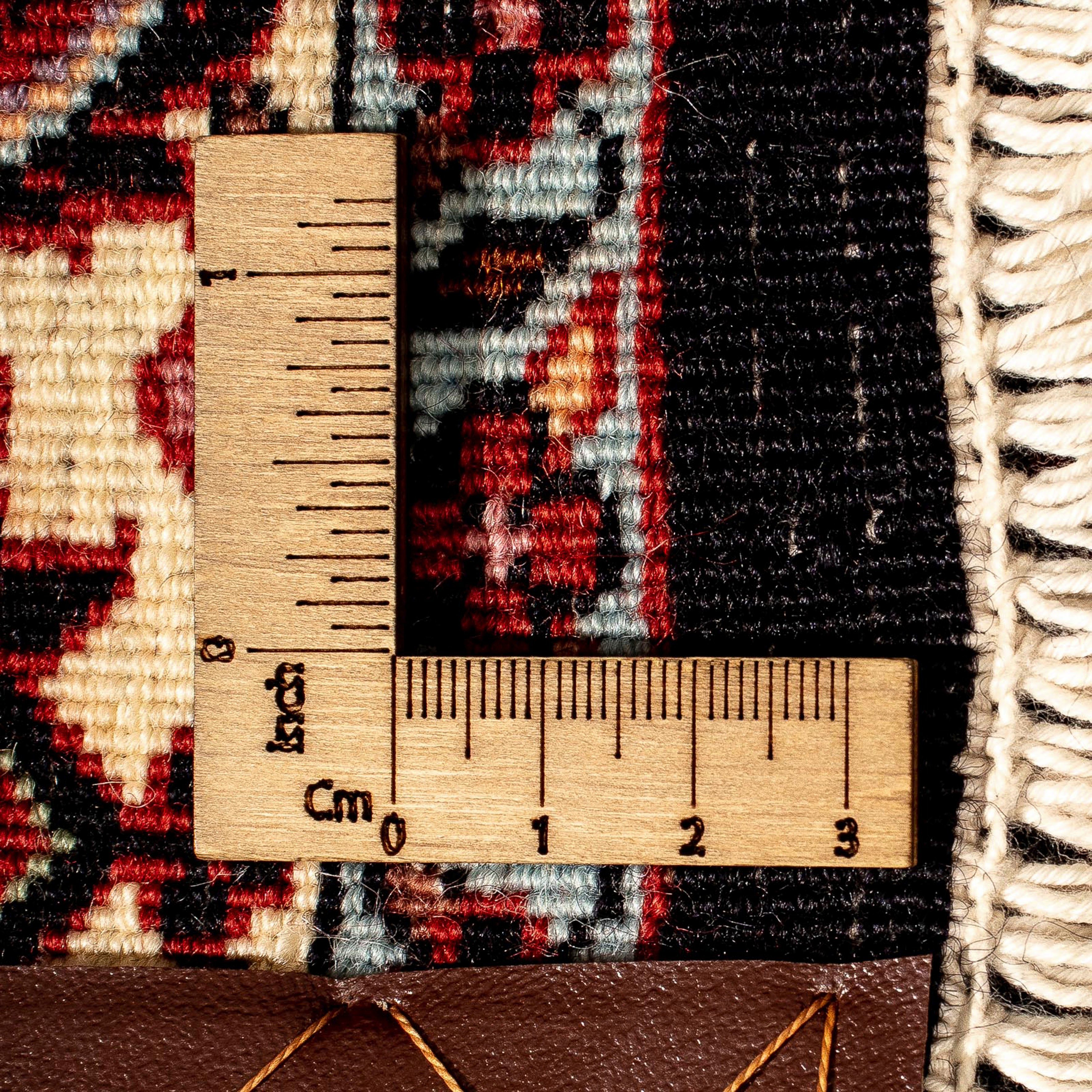 Orientteppich Perser Zertifikat morgenland, mm, 288 Wohnzimmer, 15 Höhe: - rechteckig, mehrfarbig, x - 85 cm Handgeknüpft, Einzelstück mit Bidjar 