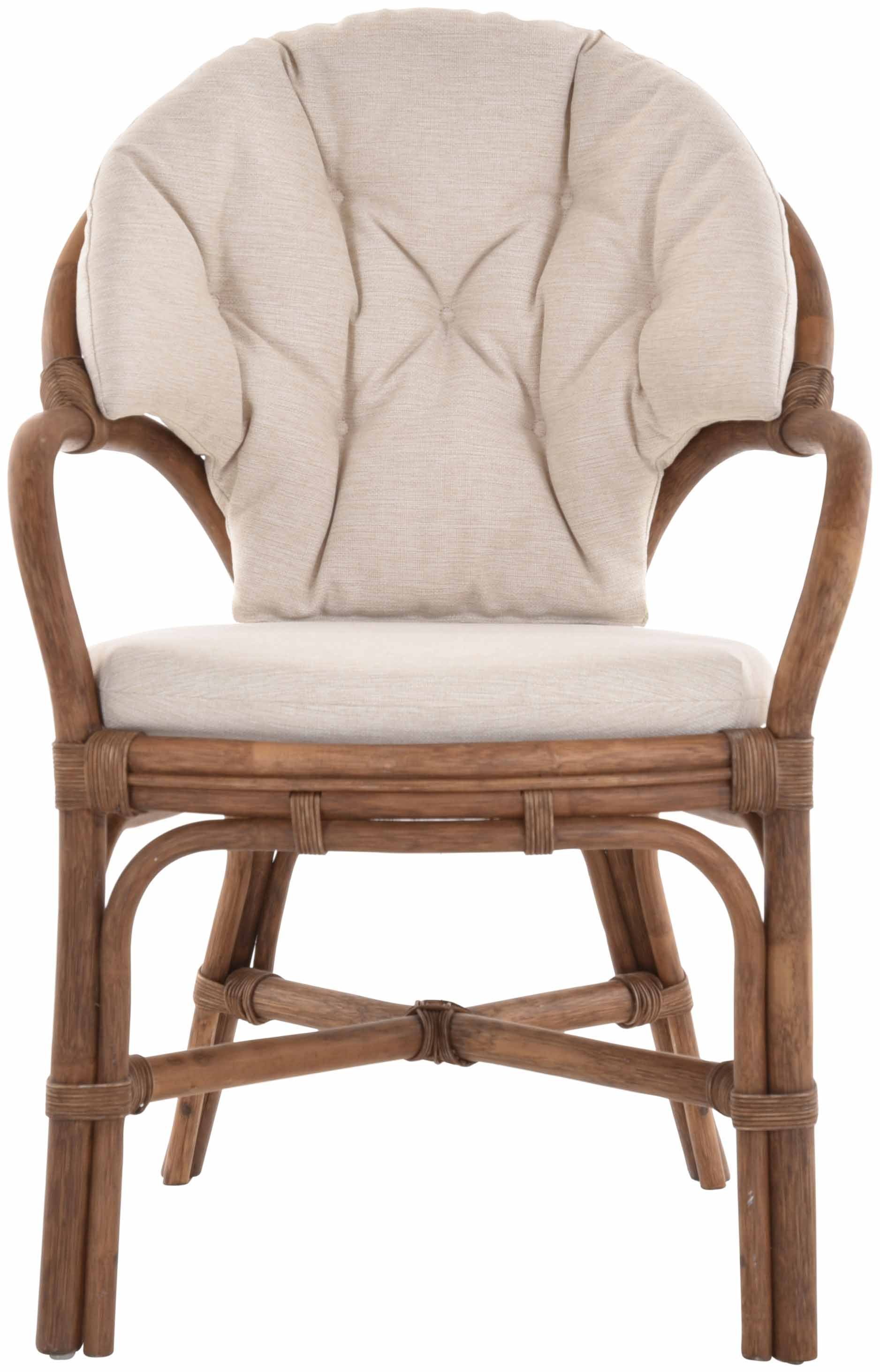 Krines Home Armlehnstuhl Klassischer Korbsessel Rattansessel günstig online kaufen