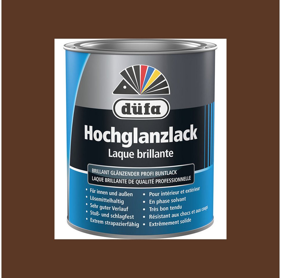 Thumbnail - düfa Lack Hochglanzlack 750 ml Buntlack hochglänzender Lack, auf Kunstharzbasis mit High Solid Technologie