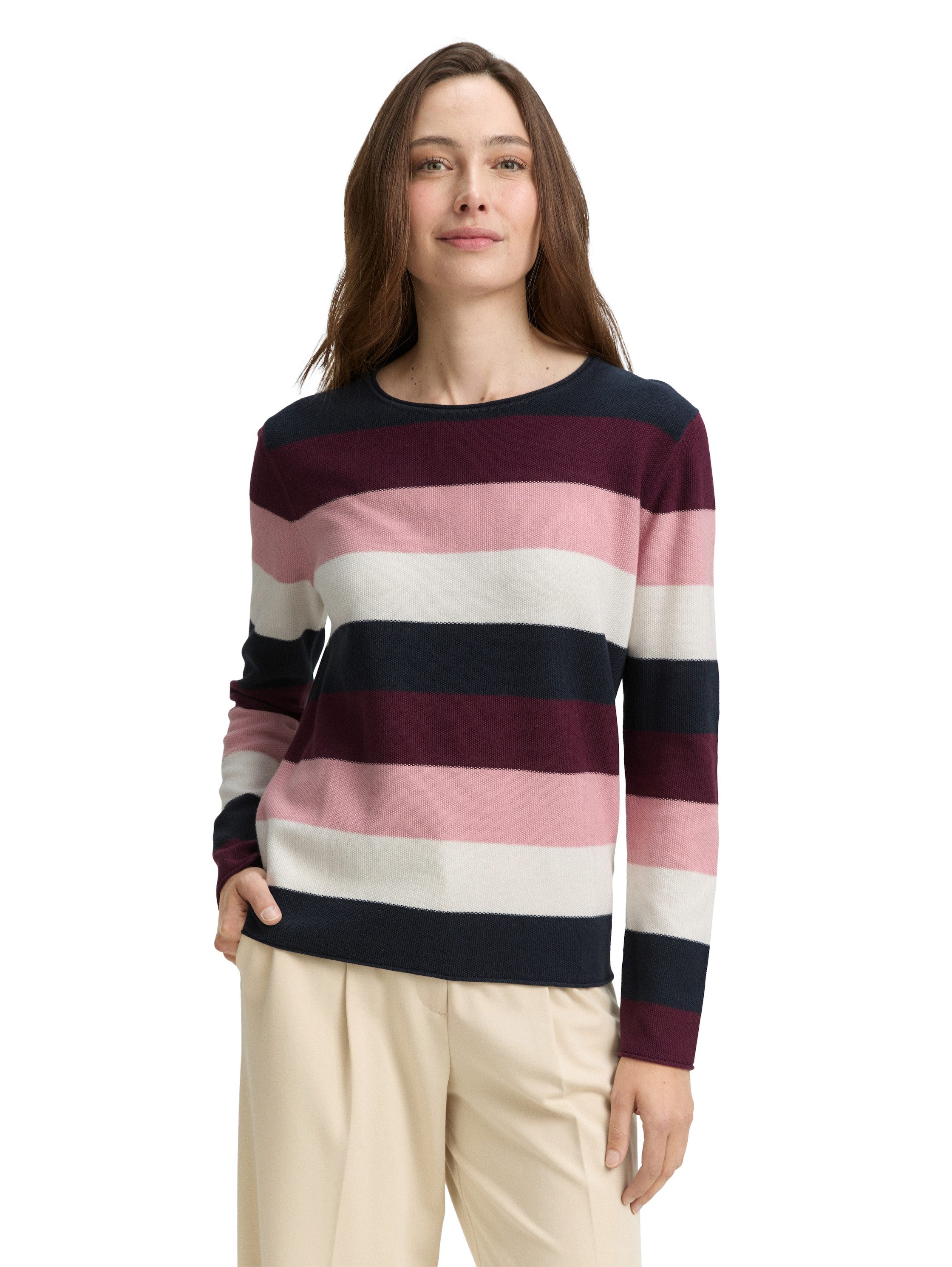 TOM TAILOR Strickpullover Otto mit Viskose günstig online kaufen