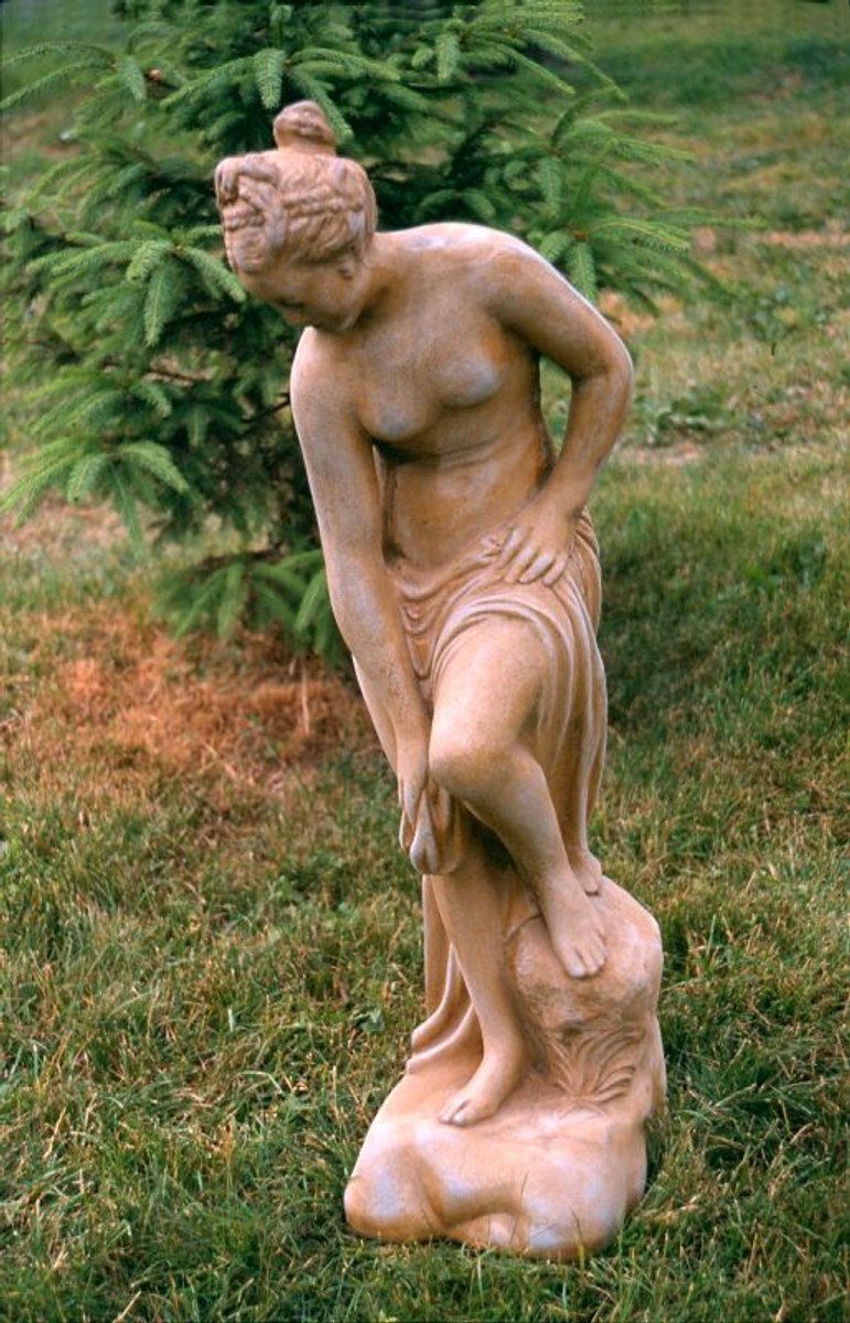 - Skulptur 23 cm Venus Antik Erdfarben H 67 Schwer Stil Jugendstil Casa Gartendeko Barock - und Massiv Bad Padrino Grau Antikstil x im Skulptur