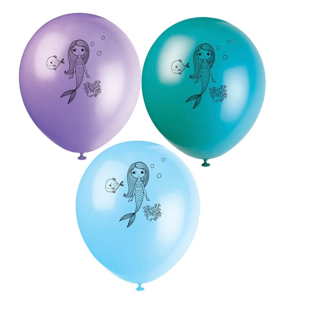 Kiids Folienballon Luftballons Meerjungfrau