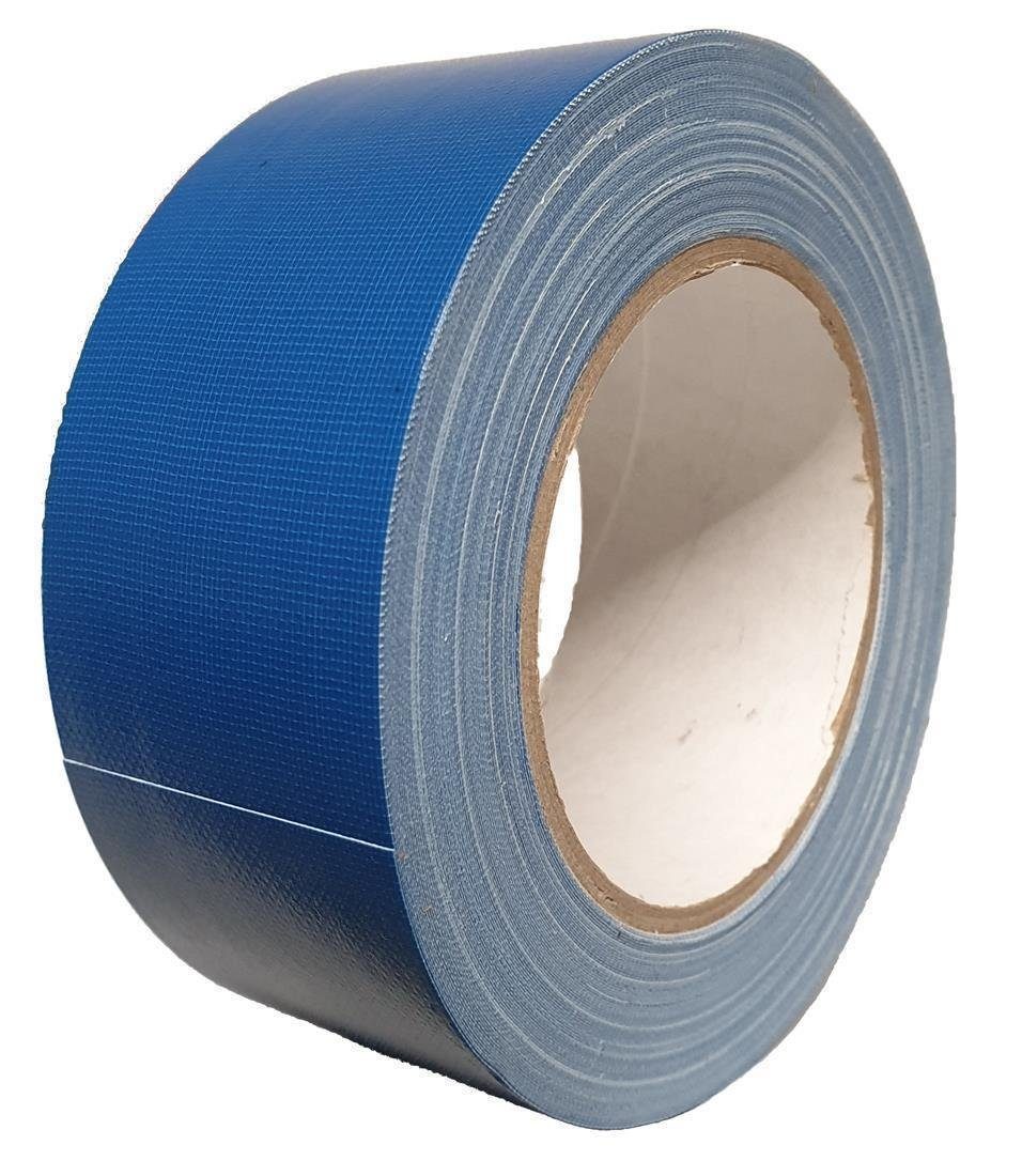 varivendo Klebeband UV-Gewebeband "blau" 50 mm x 25 m (Rolle, 1-St., UV-Gewebeband) Panzertape, Gewebeband, Panzerband, UV-band, Panzerklebeband