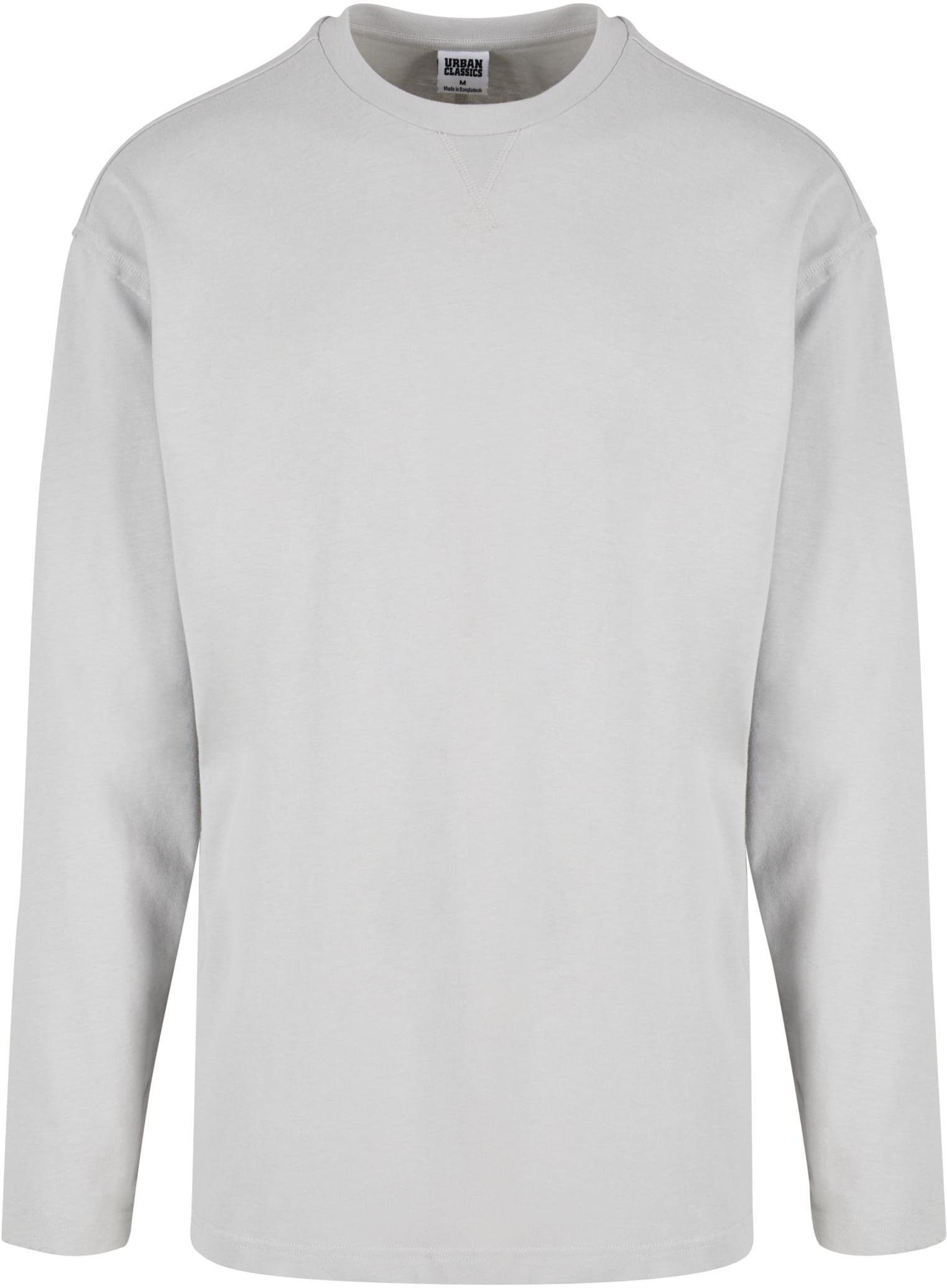 Longsleeve Oversized Open Edge Longsleeve Männer Langarmshirt