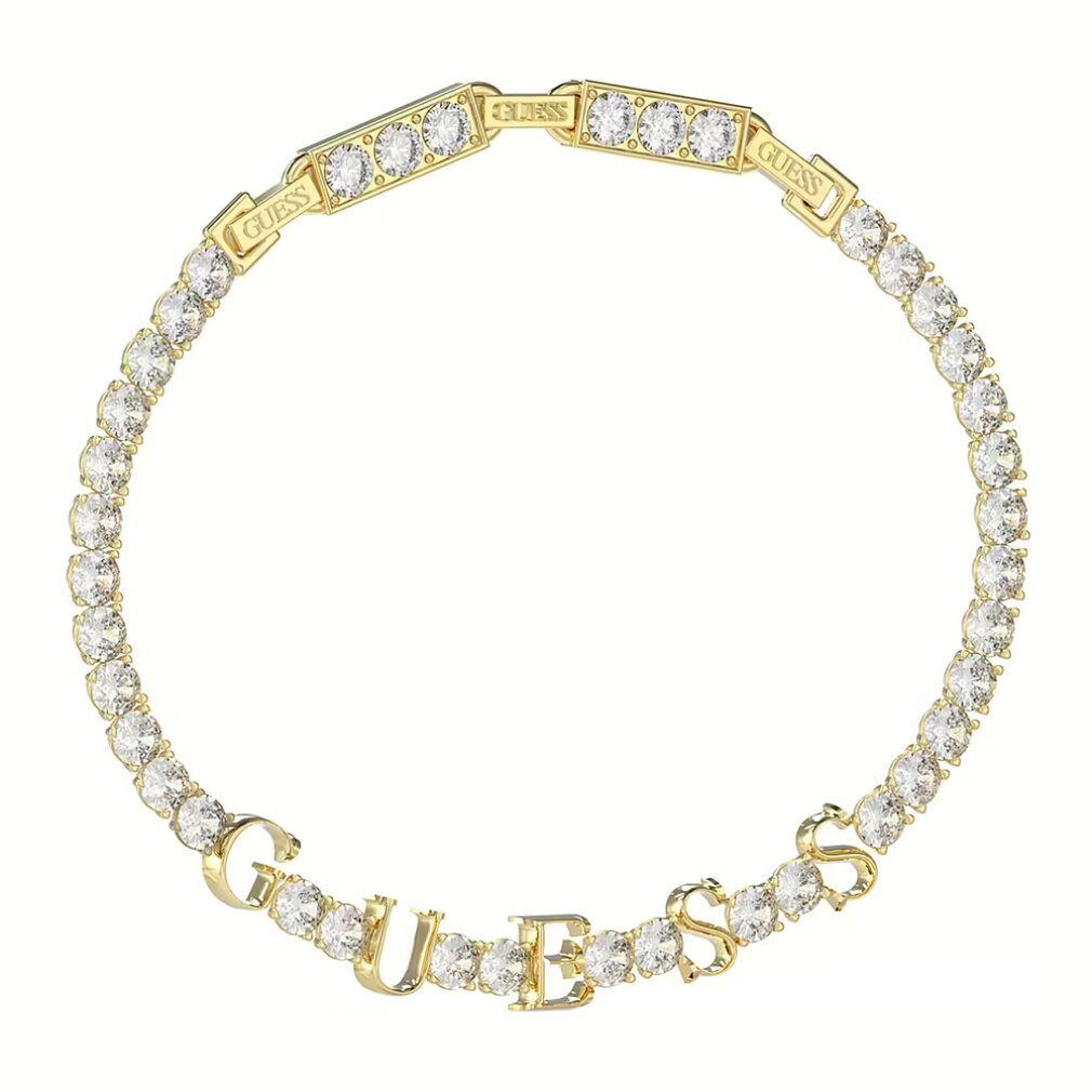 Guess Kette mit Einhänger Schillerndes ...