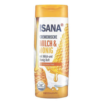 ISANA Duschcreme »Milch & Honig«, für trockene Haut, 300 ml