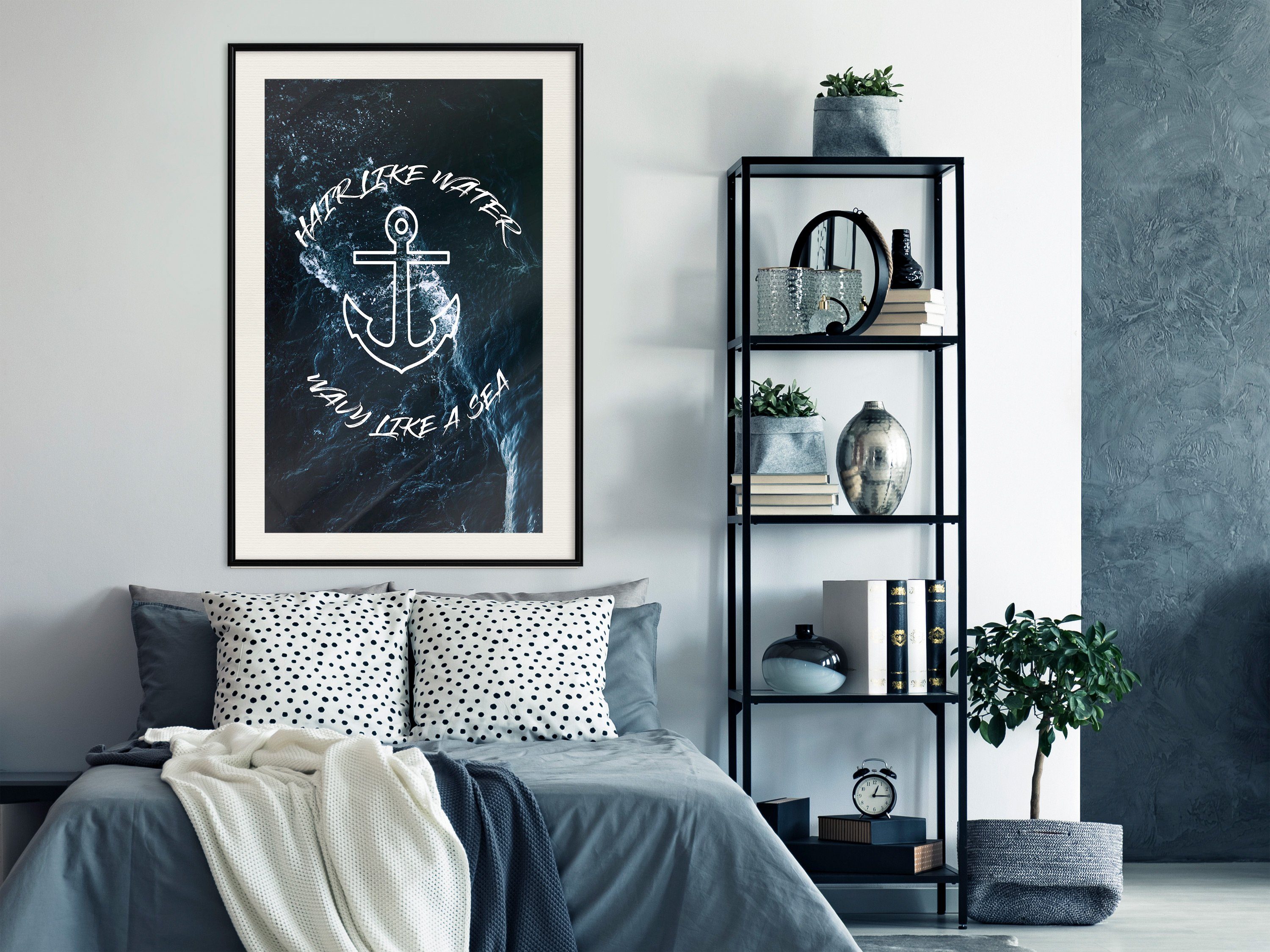 Artgeist Poster Hair like Water, Wavy like a Sea []