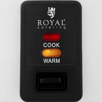 Royal Catering Reiskocher Gastro Reiskocher Elektrisch Dampfkocher Reiskochtopf Gemüsegarer 19 L, 2650 W